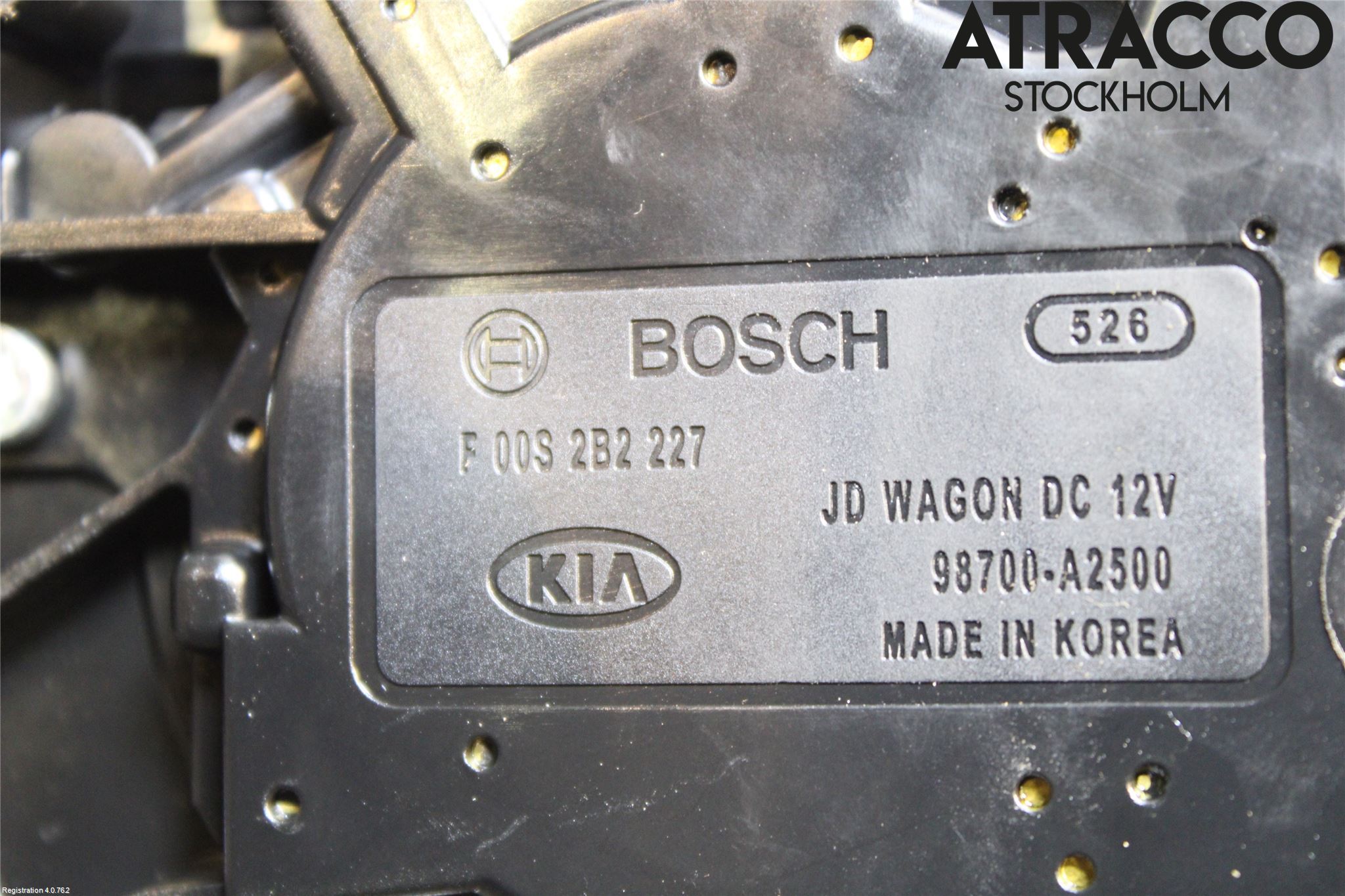 Kia CEED 12-18 Torkarmotor Baklucka