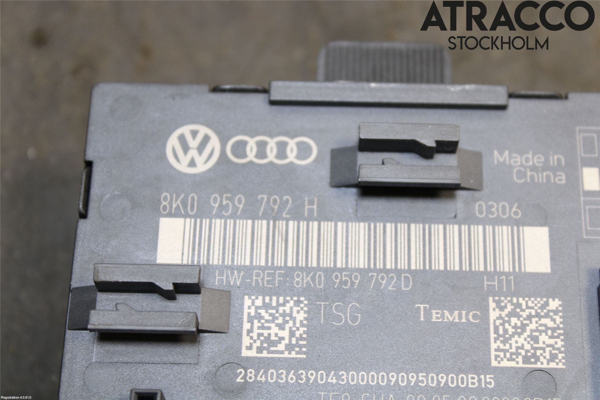 Audi A4/S4 08-11 Styrenhet Dörr