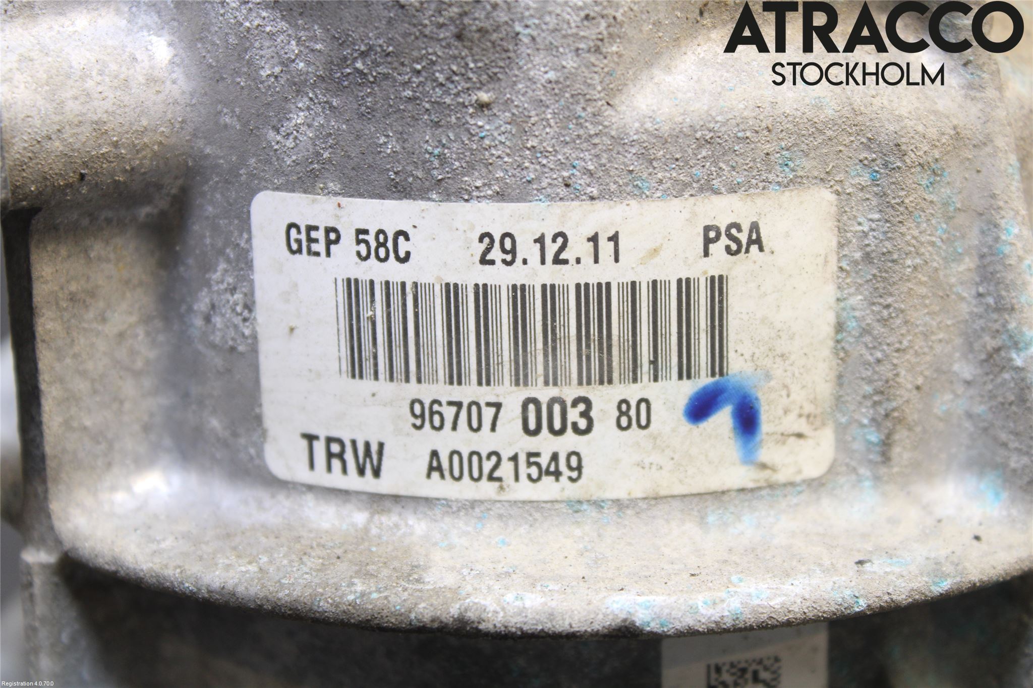 Peugeot 308 08-13 Styrservo Pump Elektrisk