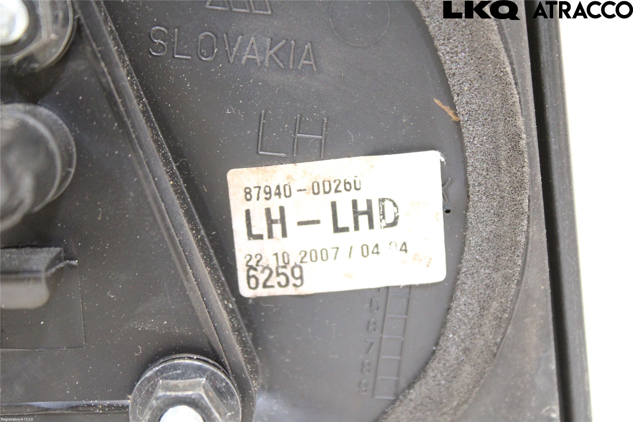 Toyota YARIS XP90 06-11 Spegel Yttre El Vä