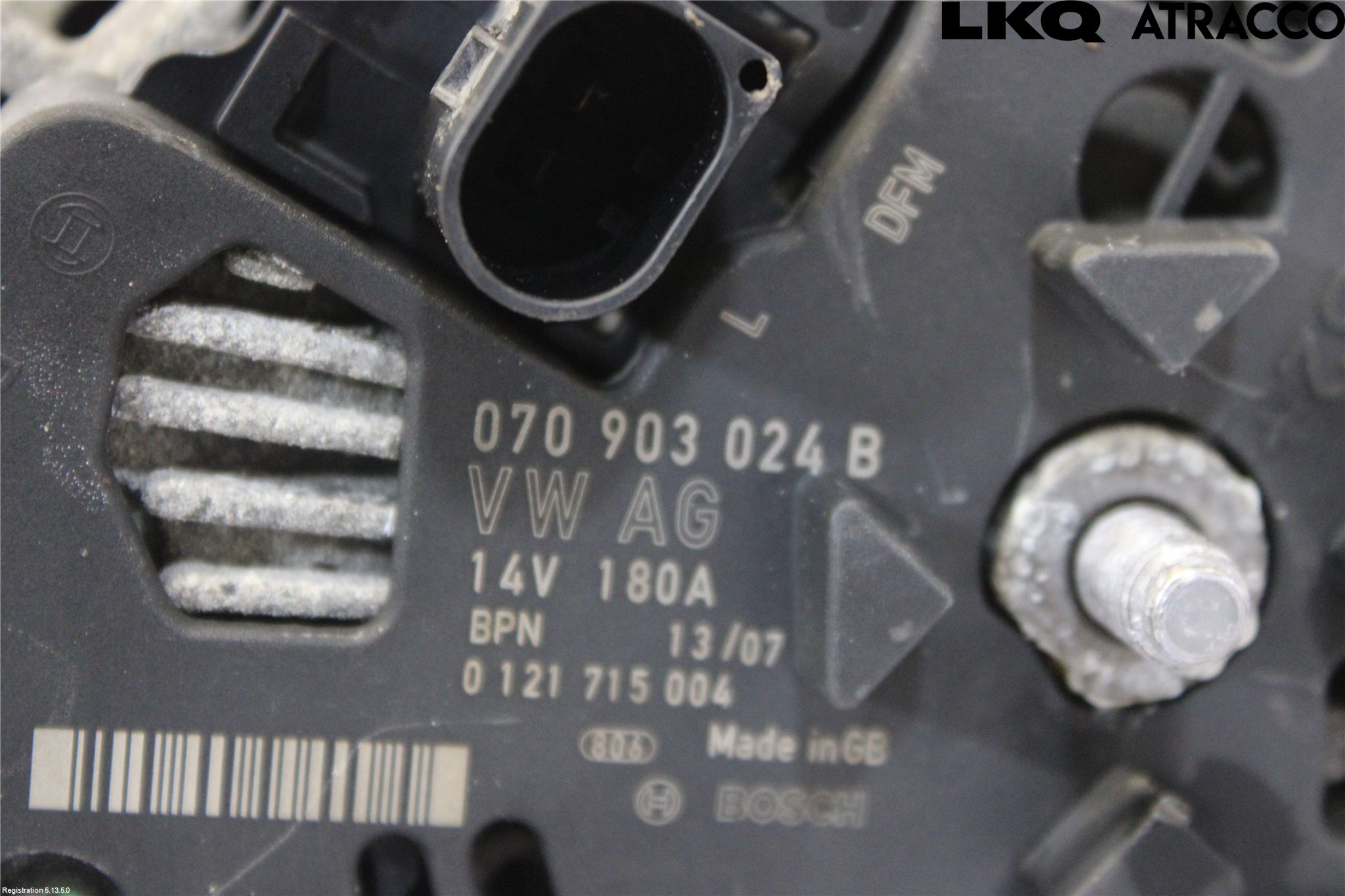 Volkswagen VW TRANSP/CARAVELLE (T5) 04-15 Generator