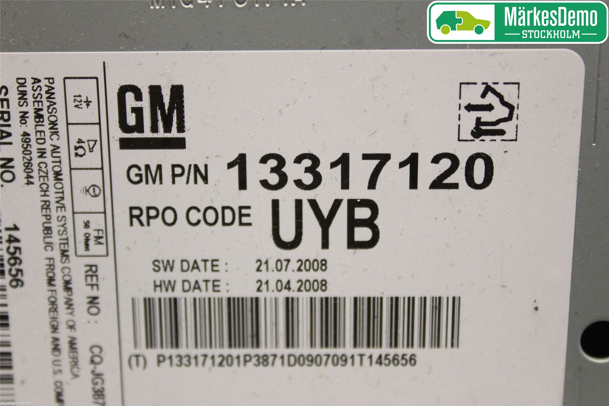 Opel INSIGNIA 09-16 Cd Radio - Multimediapanel