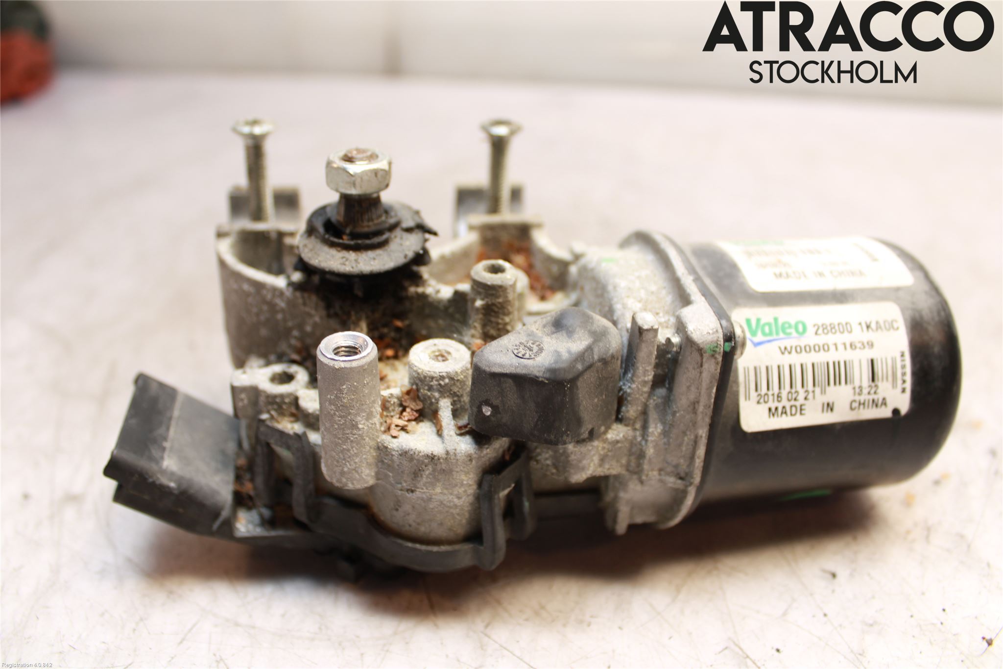 Nissan JUKE 14-19 Torkarmotor Vindruta