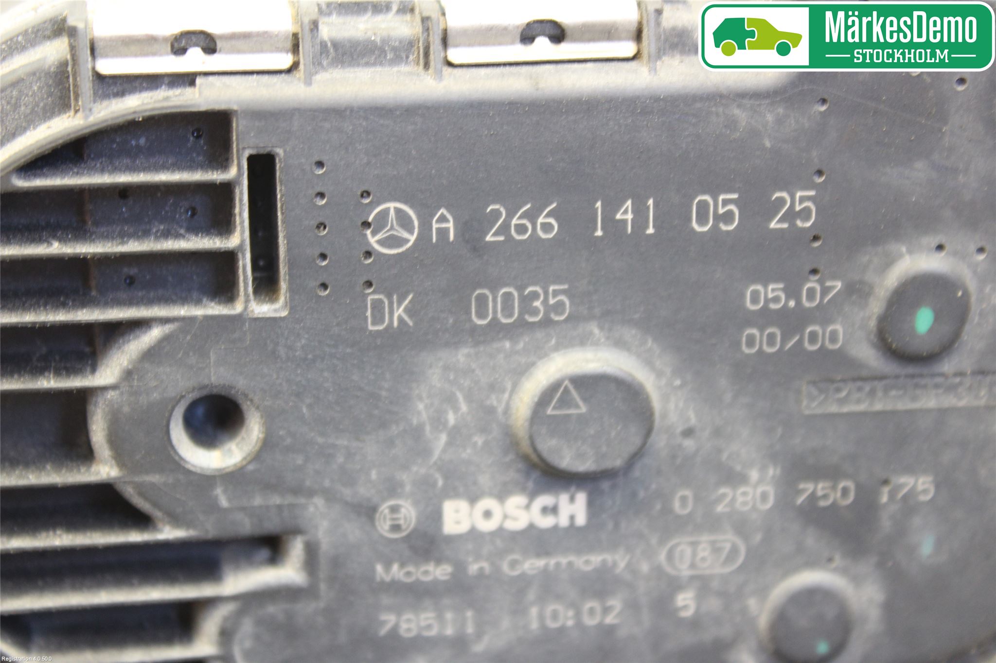 Mercedes-Benz MB A-KLASS (W169) 04-12 Injspjällhus