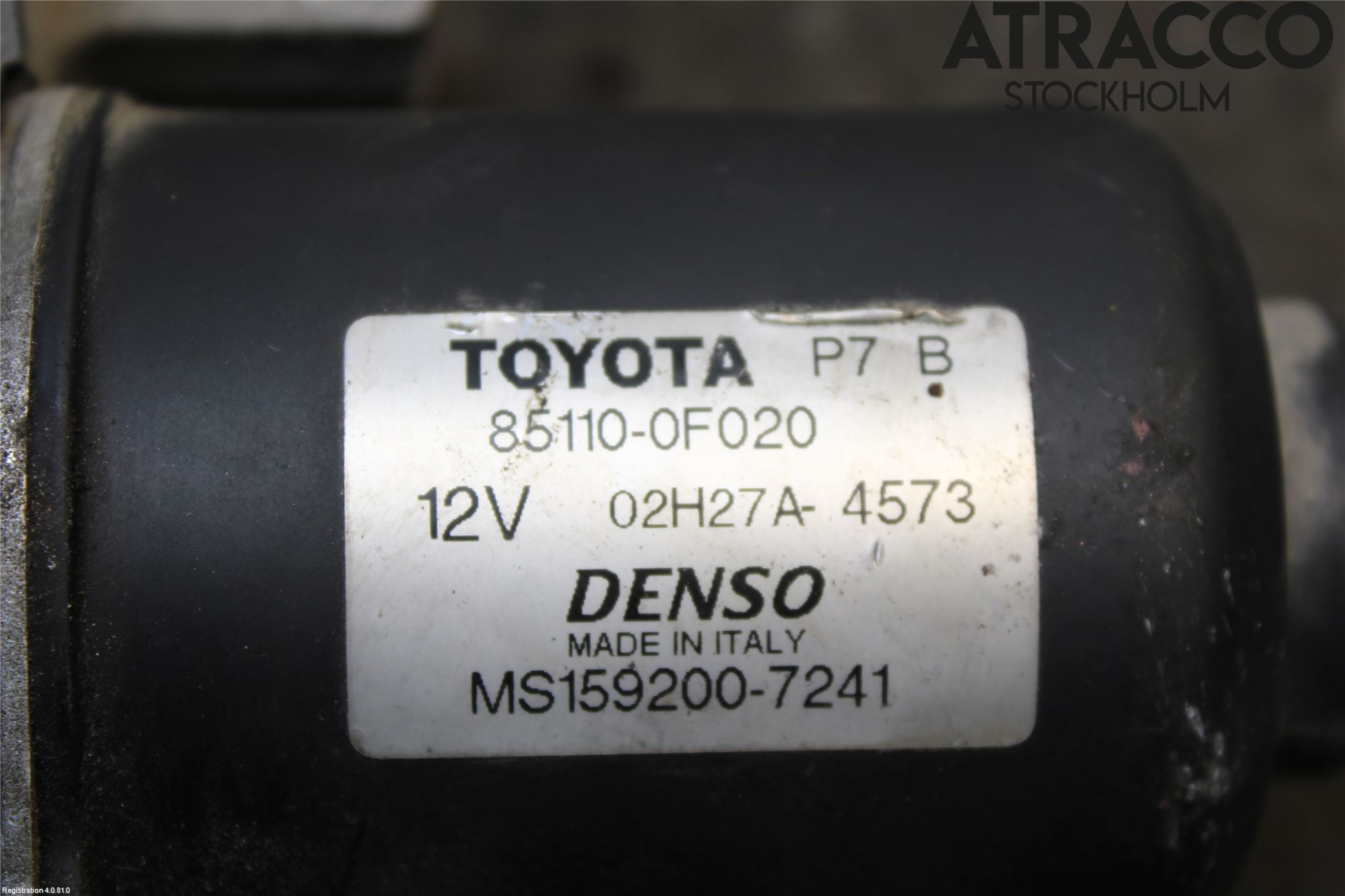 Toyota COROLLA VERSO 04-07 Torkarmotor Vindruta