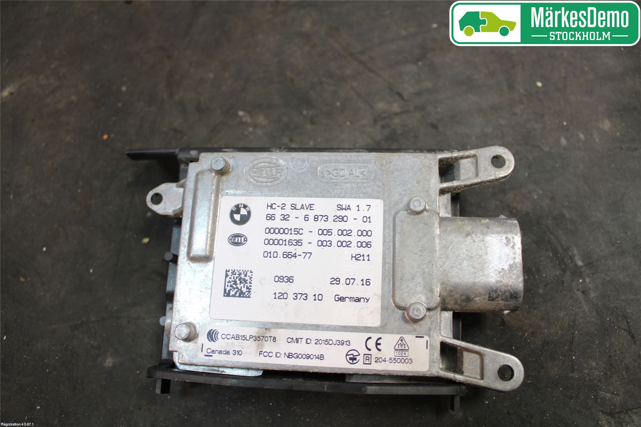 BMW X5 F15 13-18 Sensor Aktivt Kollisionsskydd