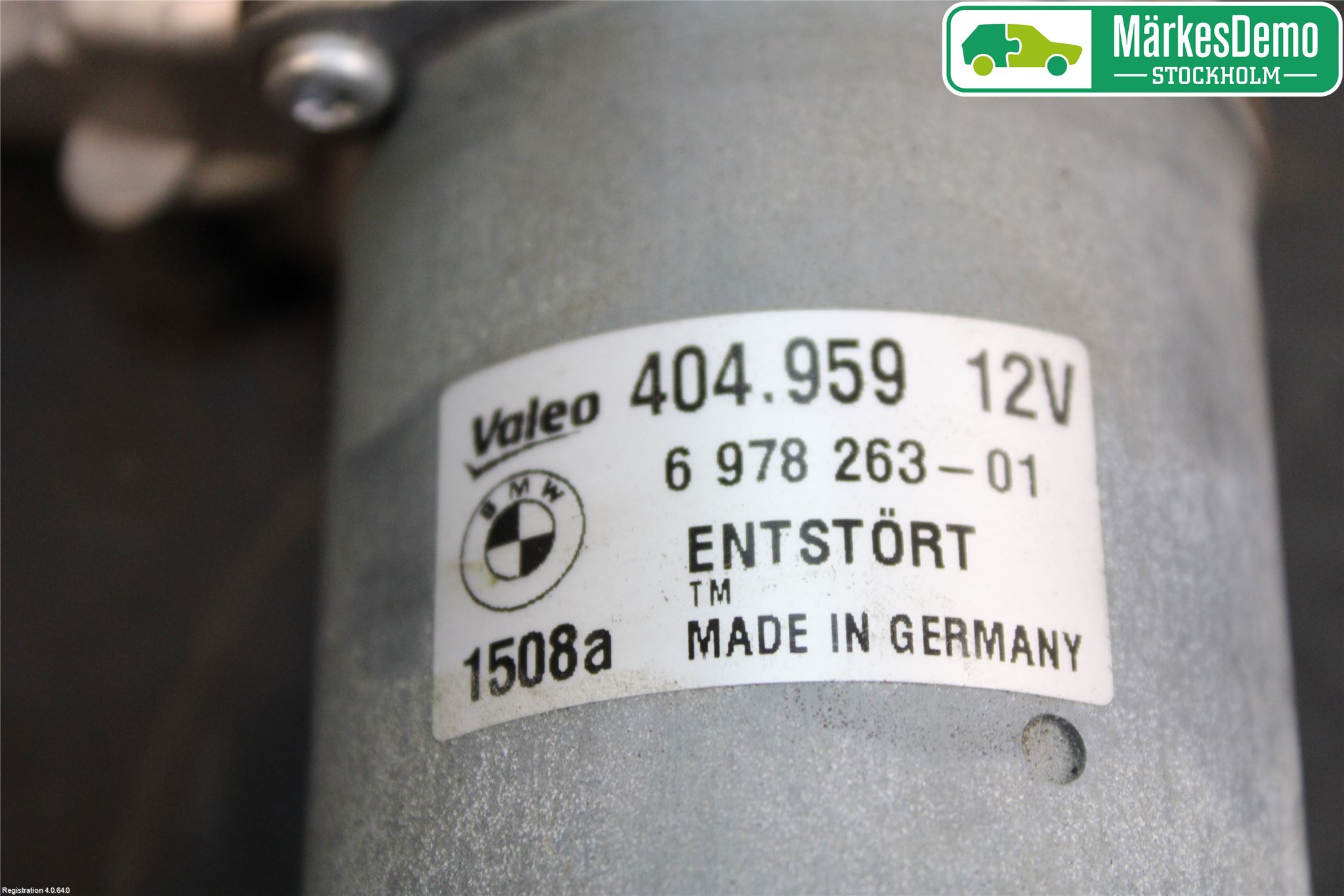 BMW 3 E90/91 SED/TOU 05-12 Torkarmotor Vindruta