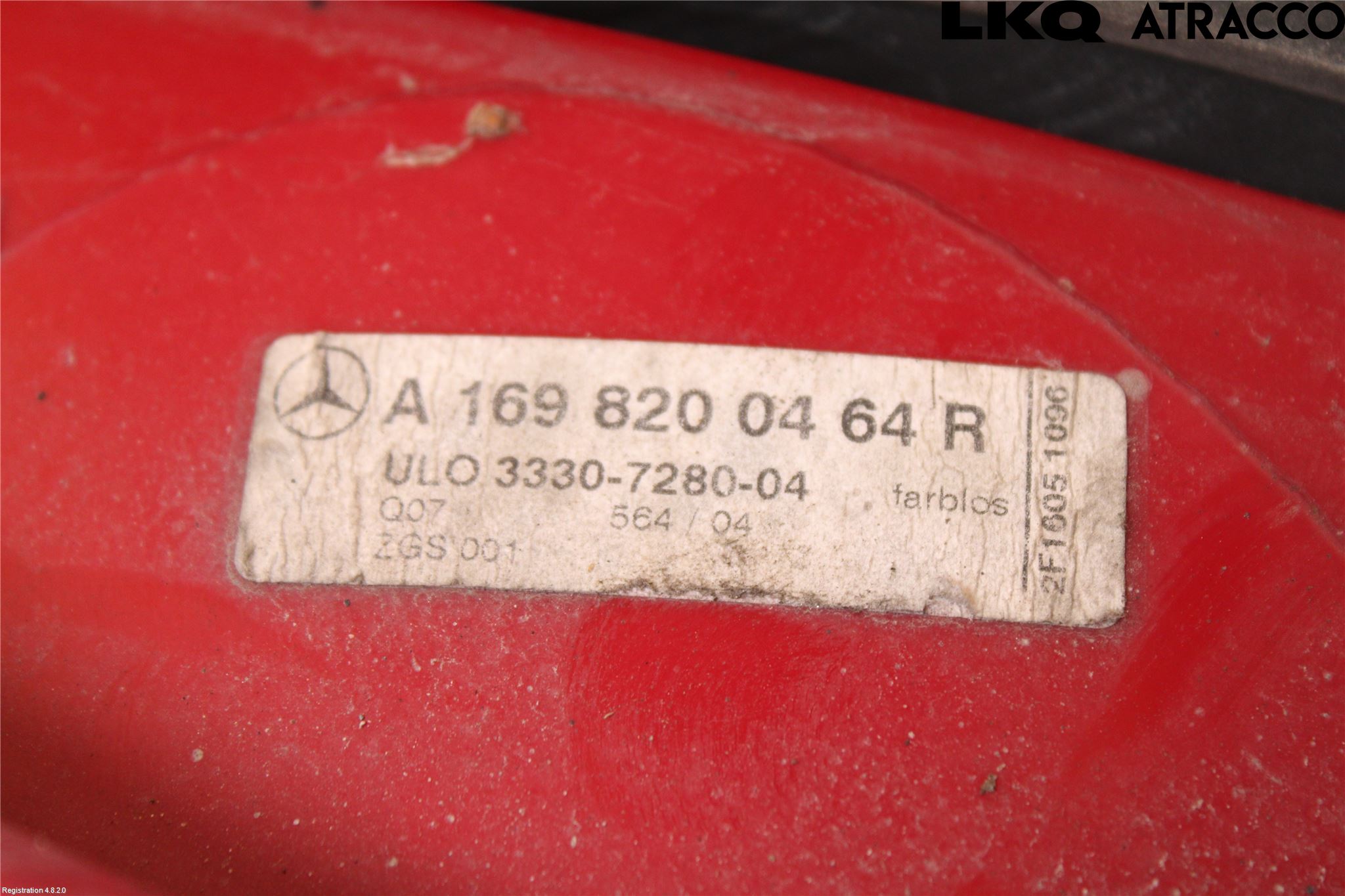 Mercedes-Benz MB A-KLASS (W169) 04-12 Bakljus Höger