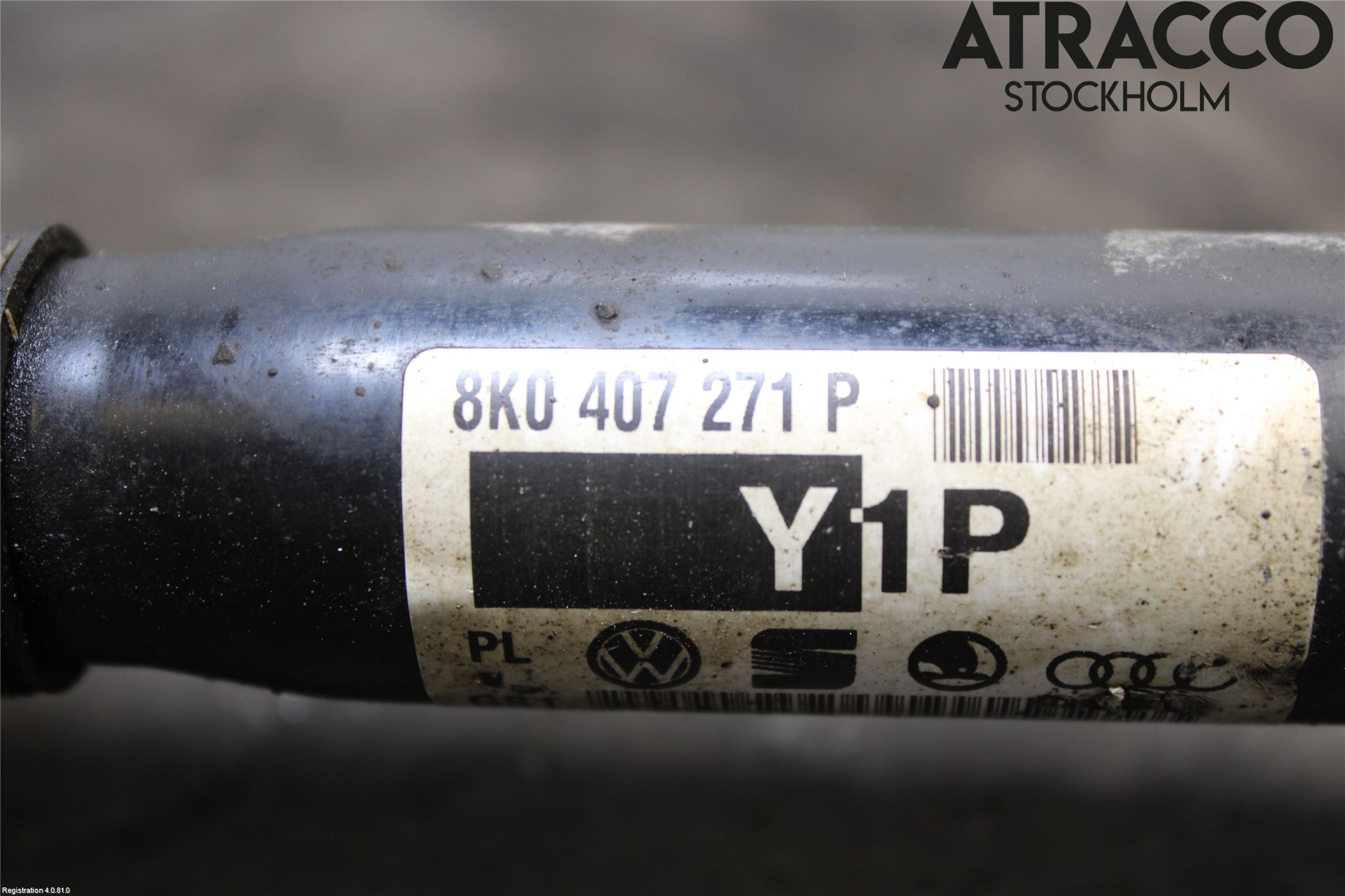 Audi A4/S4 08-11 Drivaxel Fram Vänster