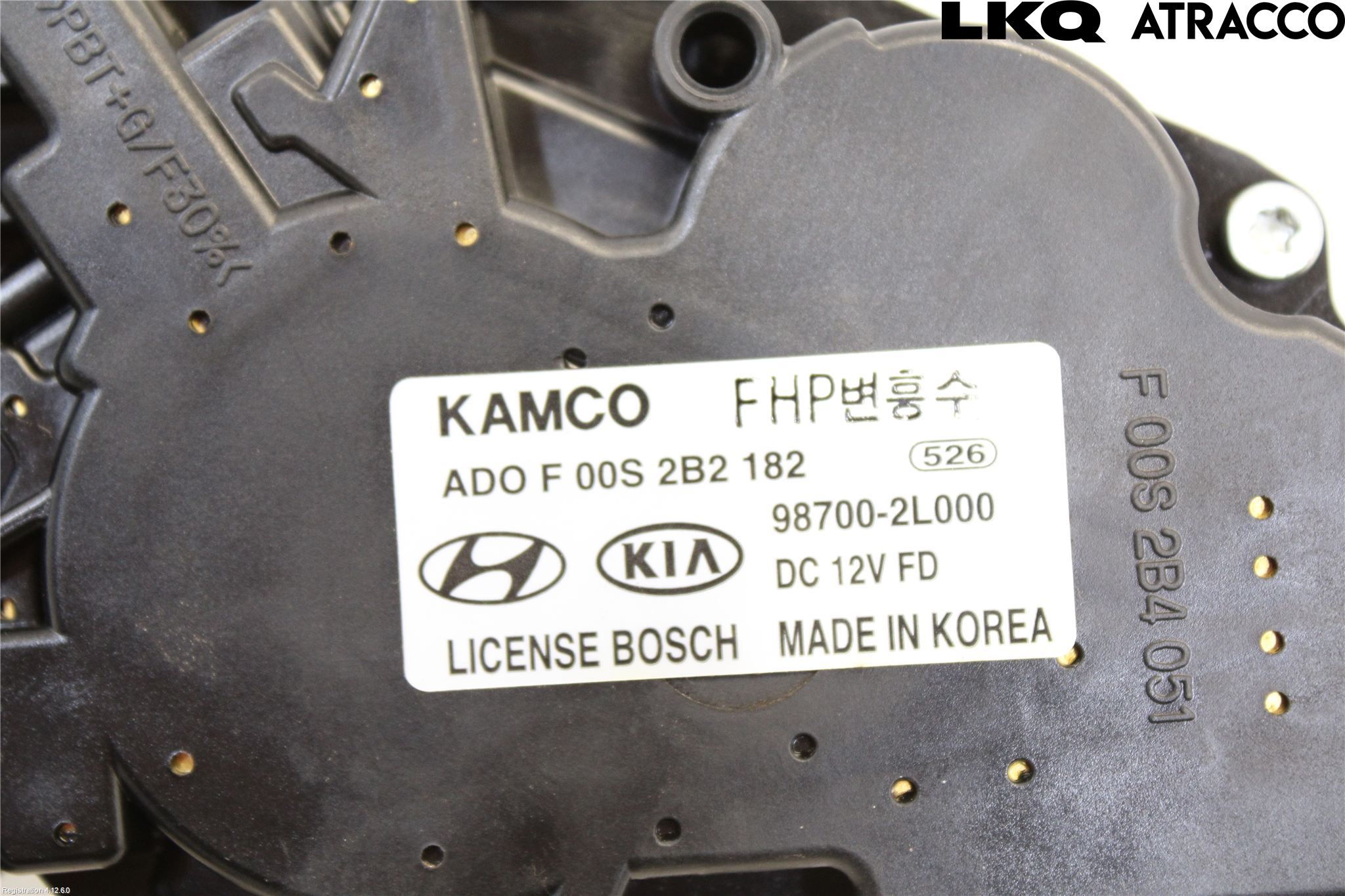 Hyundai i30 GD 13-17 Torkarmotor Baklucka