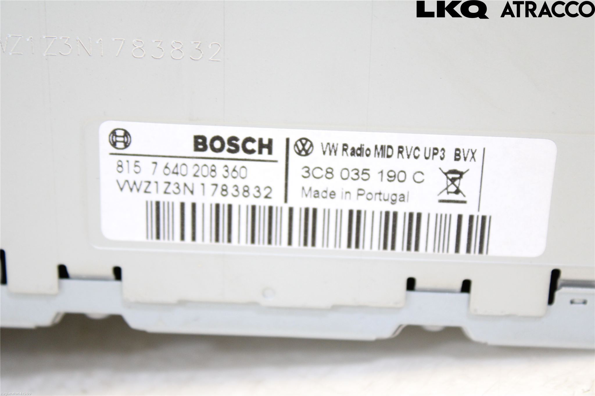Volkswagen VW TOURAN 10-15 Cd Radio - Multimediapanel