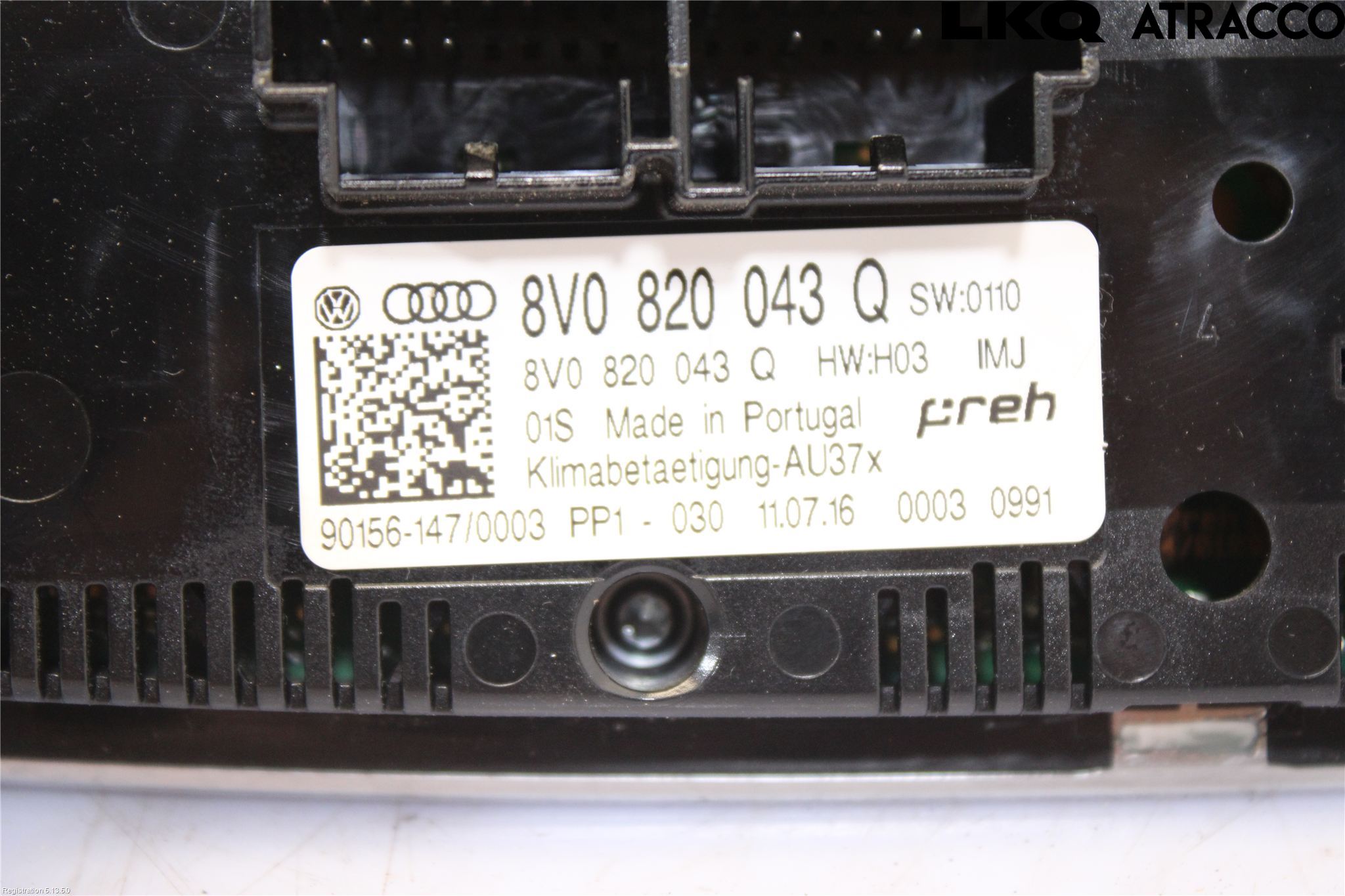 Audi A3/S3 8V 13-20 Ac Styrenhet Ac Manöveren