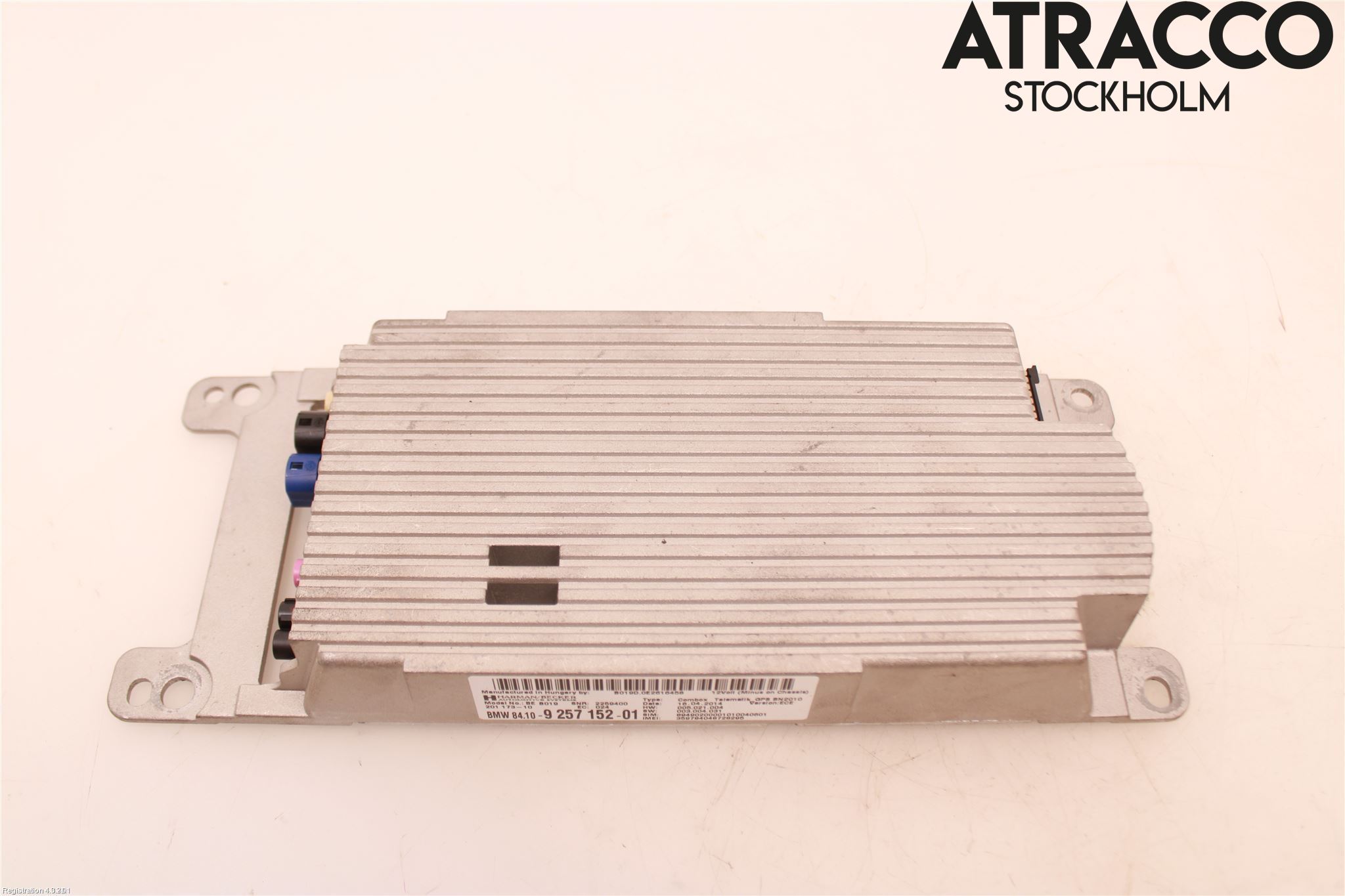 BMW 3 GT F34 13-19 Radio-Stereo Förstärkare