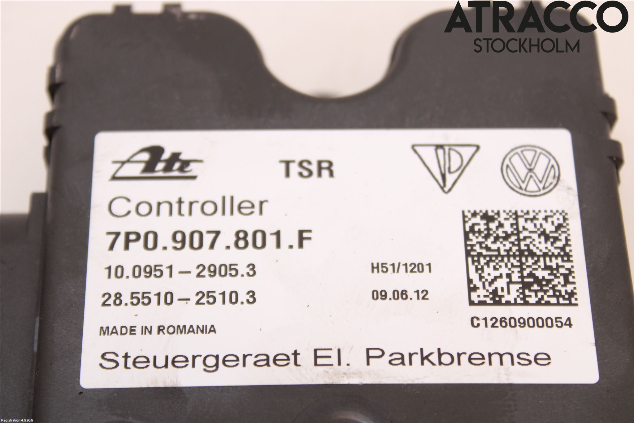 Porsche CAYENNE 03- Styrenhet Parkbroms Epb