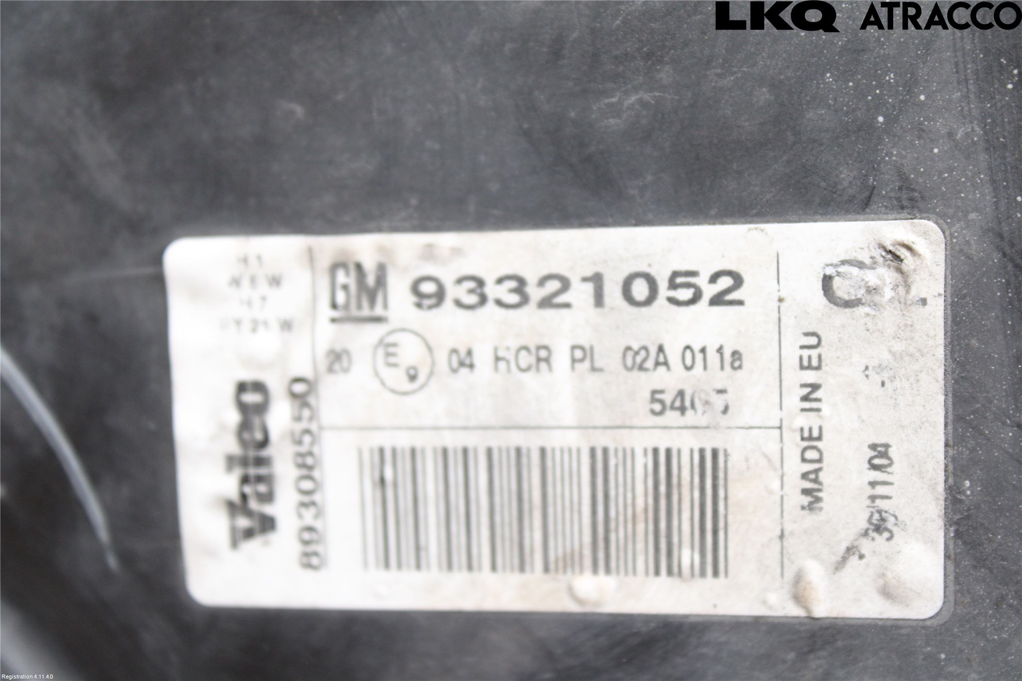 Opel MERIVA A   03-10 Strålkastare Vänster