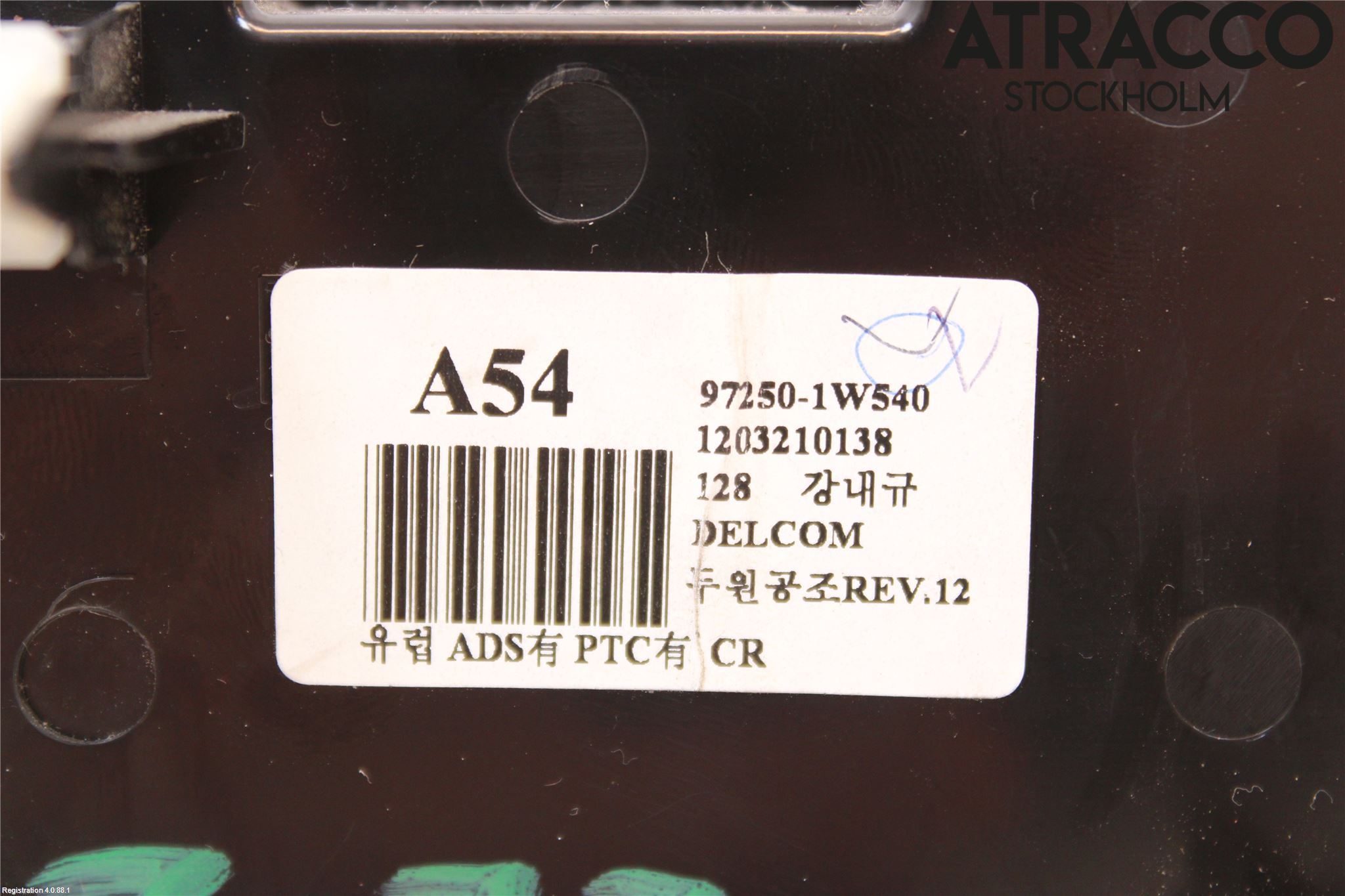 Kia RIO 12-16 Ac Styrenhet Ac Manöveren