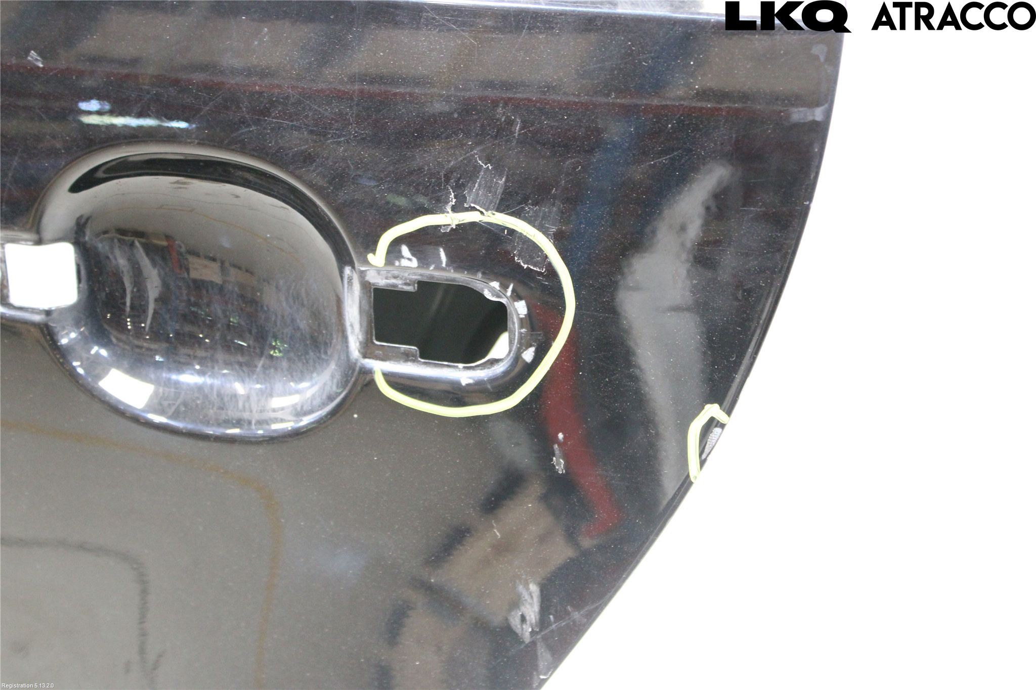 Volkswagen VW POLO 10-17 Dörr Bak Vänster