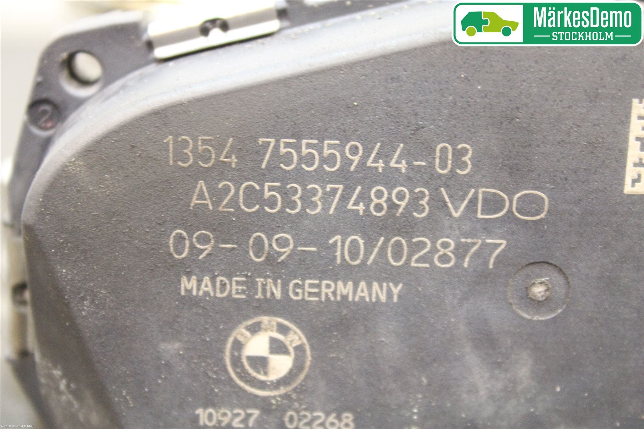 BMW 5 F10/F11/F18 09-17 Injspjällhus