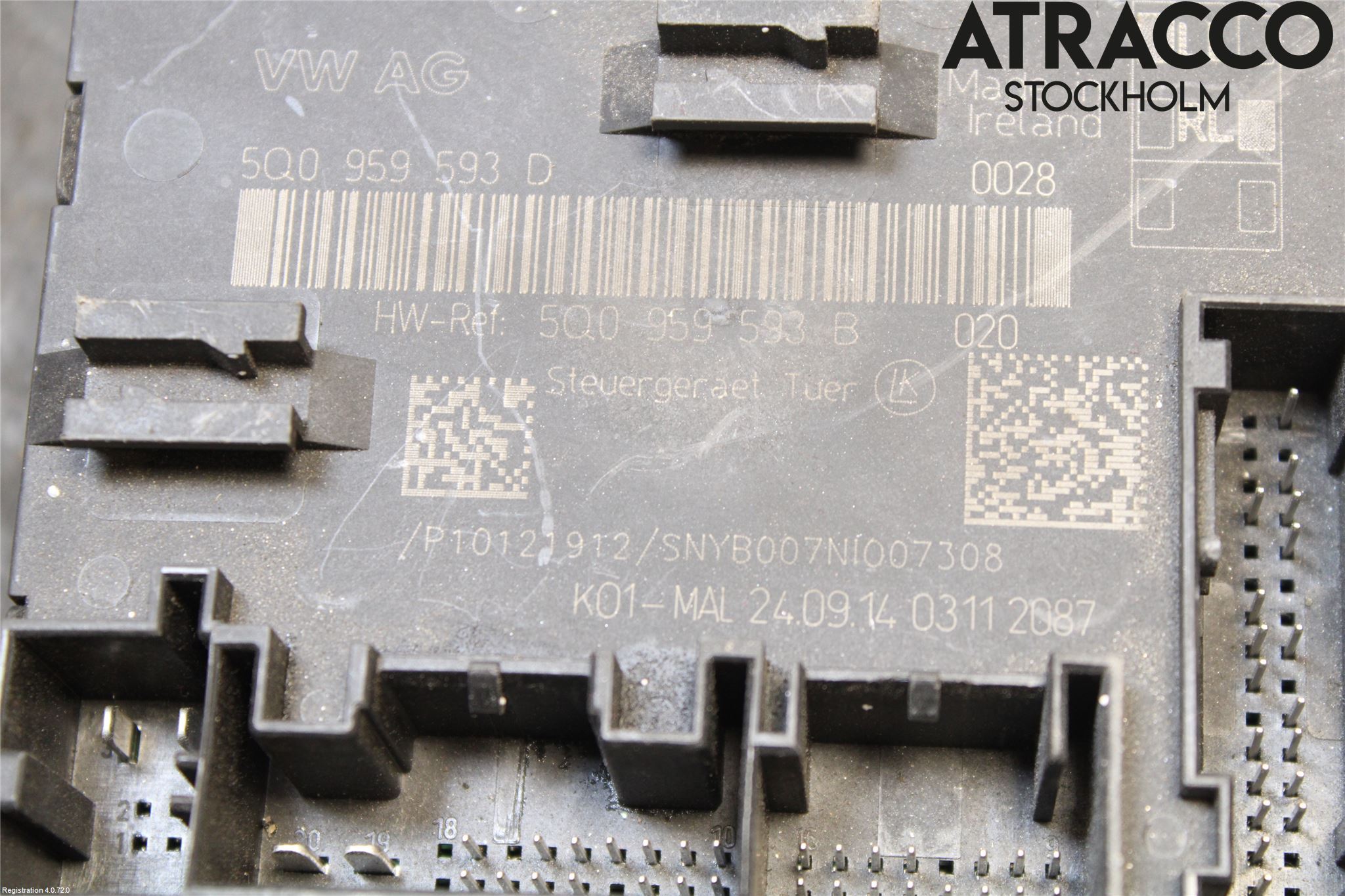 Volkswagen VW GOLF / E-GOLF VII 13-20 Styrenhet Dörr