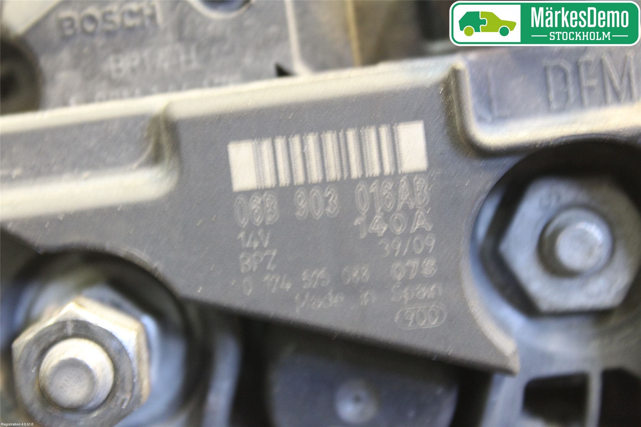 Volkswagen VW GOLF VI 09-13 Generator