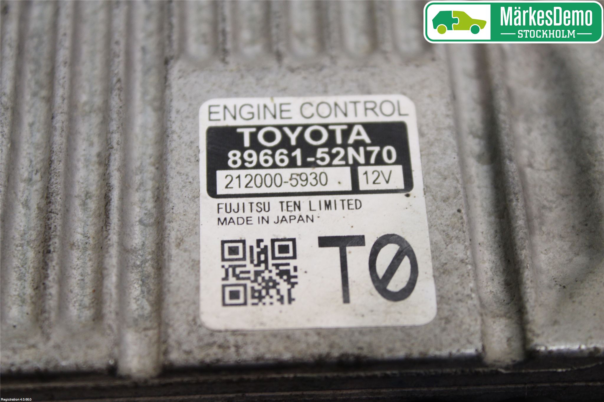 Toyota VERSO-S 11-16 Styrenhet Insprut Bensin