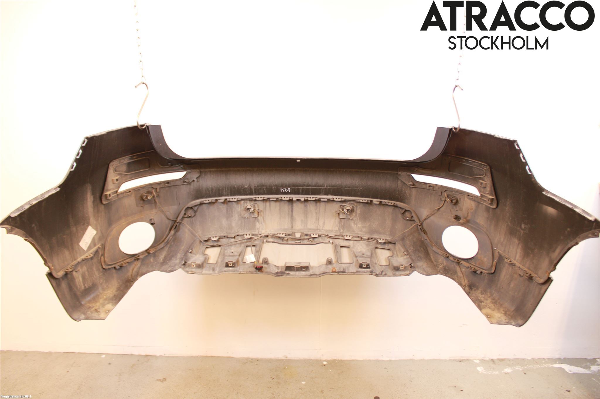 BMW X6 E71/E72   08-14 Stötfångarbeklädnad Bak