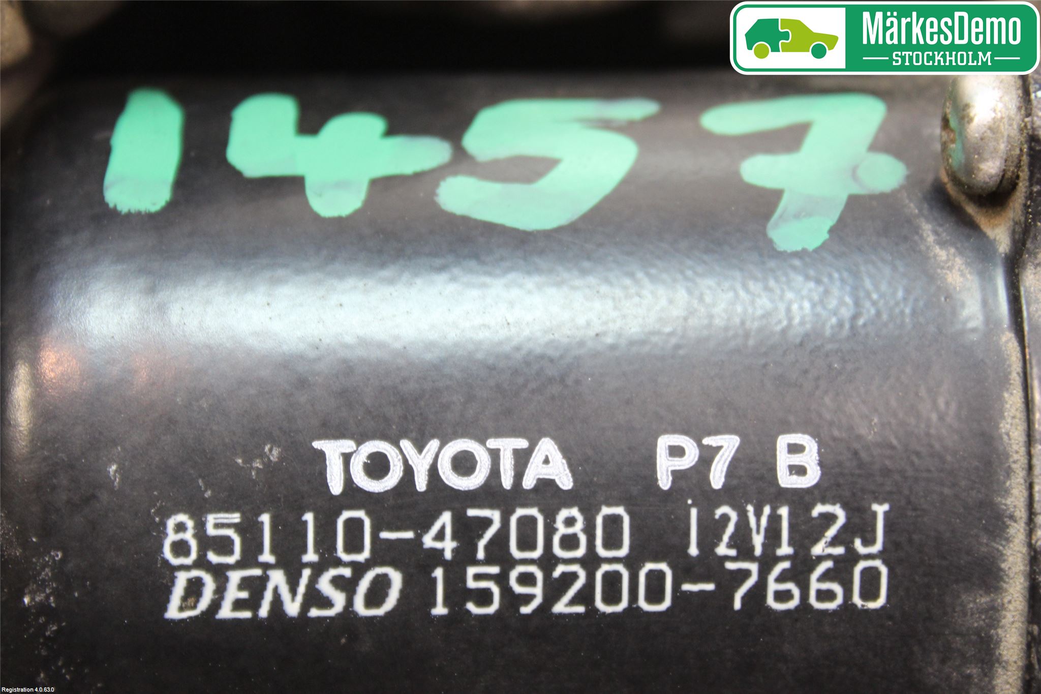 Toyota PRIUS NWH20 04-08 Torkarmotor Vindruta