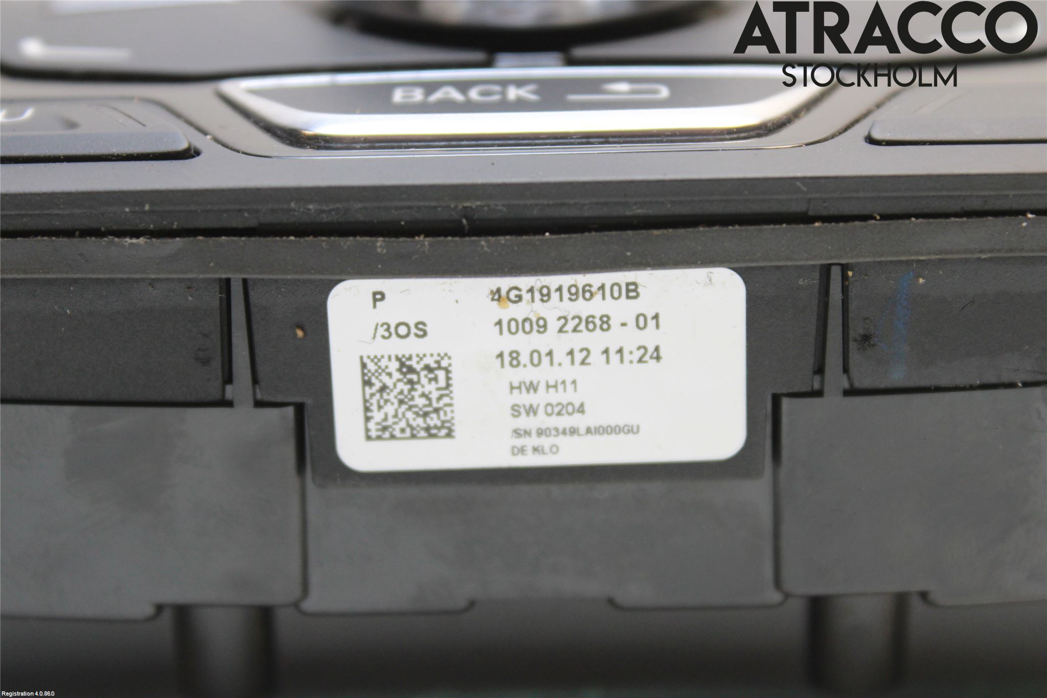 Audi A7/S7 4G 11-17 Strömställare Multifunktion