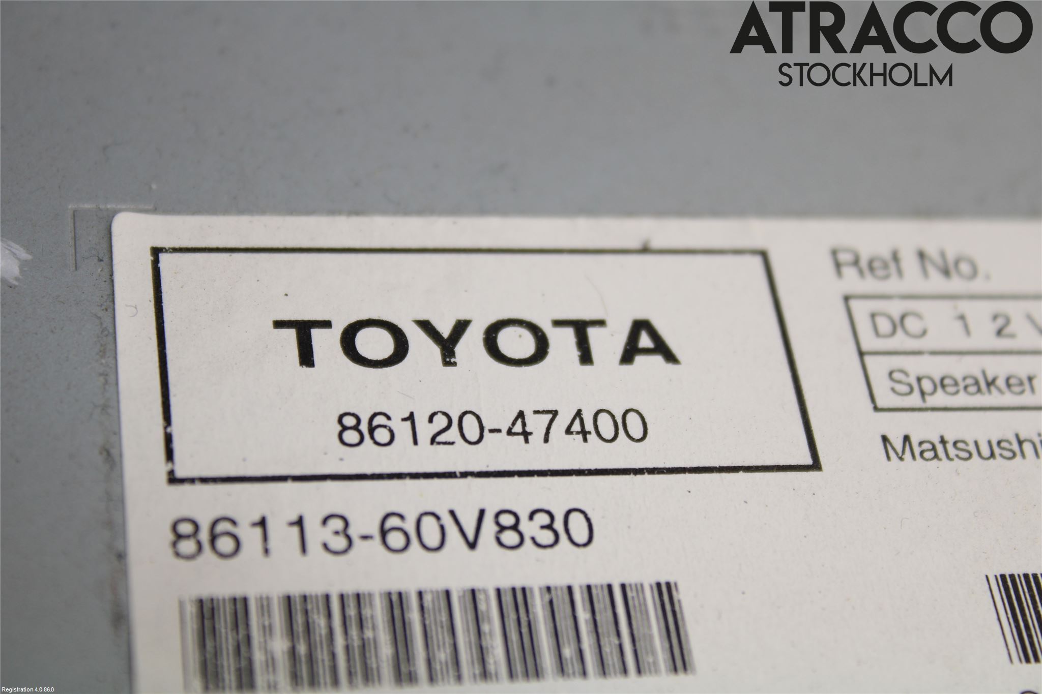 Toyota PRIUS ZVW30 09-20 Cd Radio - Multimediapanel