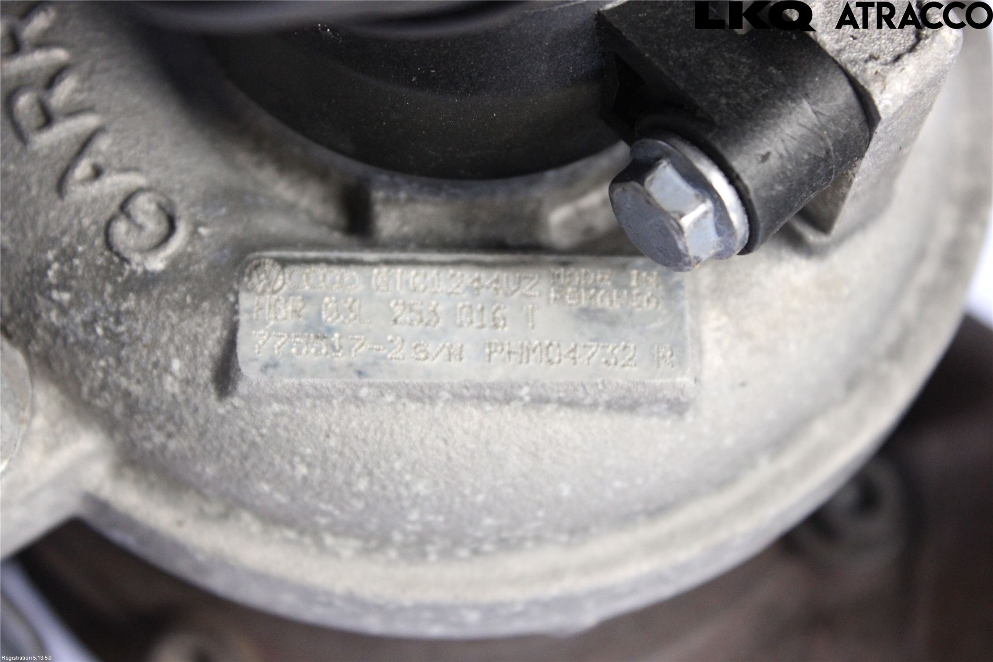 Volkswagen VW GOLF VI 09-13 Turboaggregat