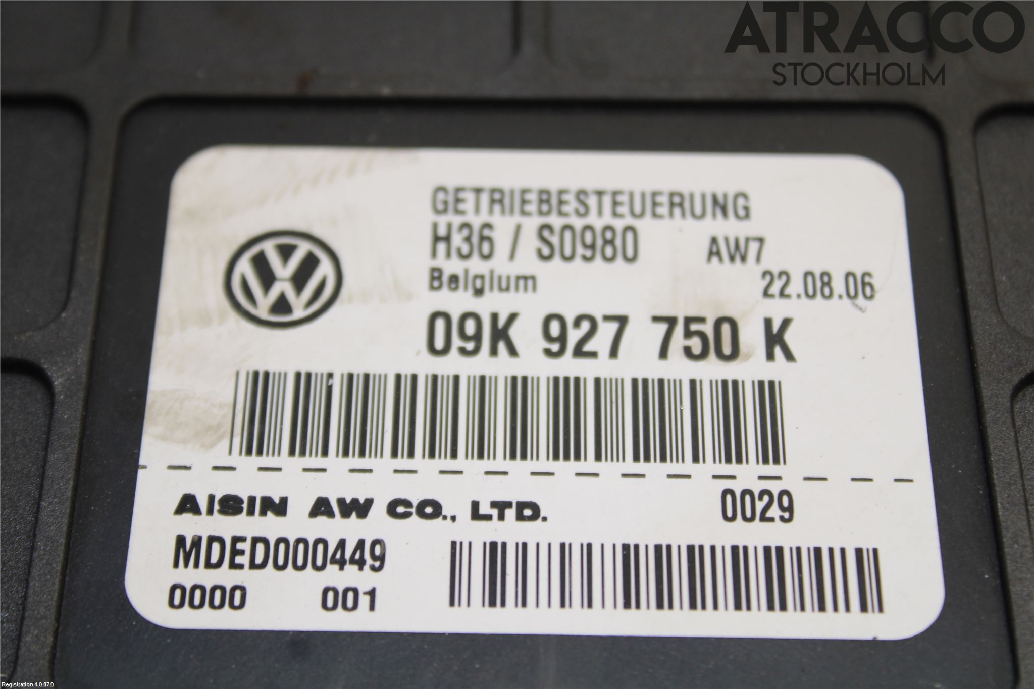 Volkswagen VW TRANSP/CARAVELLE (T5) 04-15 Styrenhet Växellåda