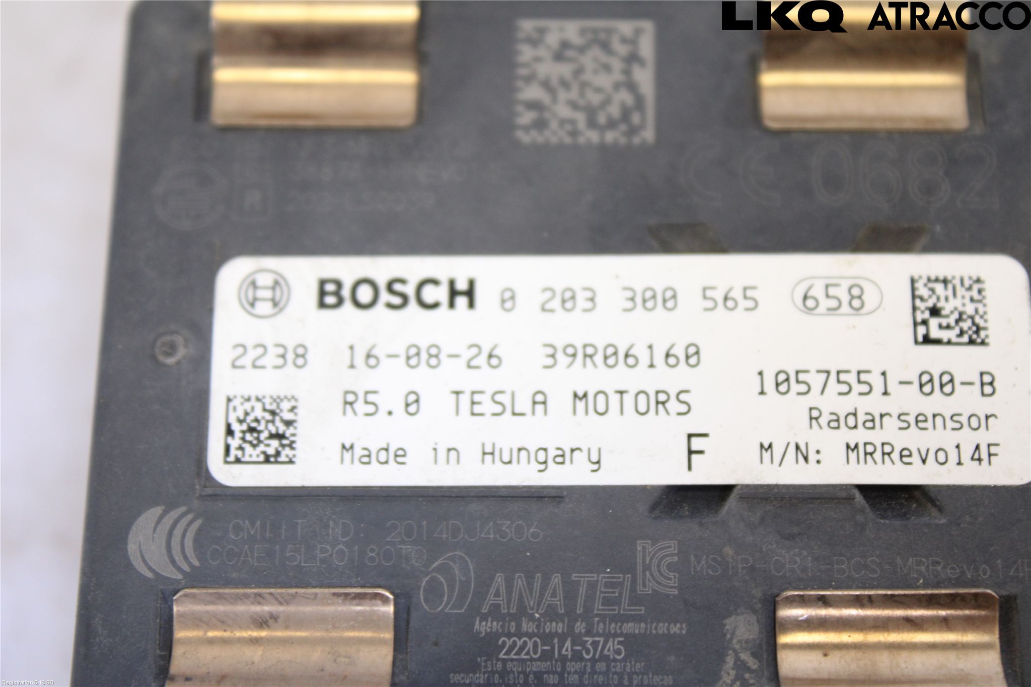 Tesla MODEL S 13- Sensor Adaptiv Farthållare