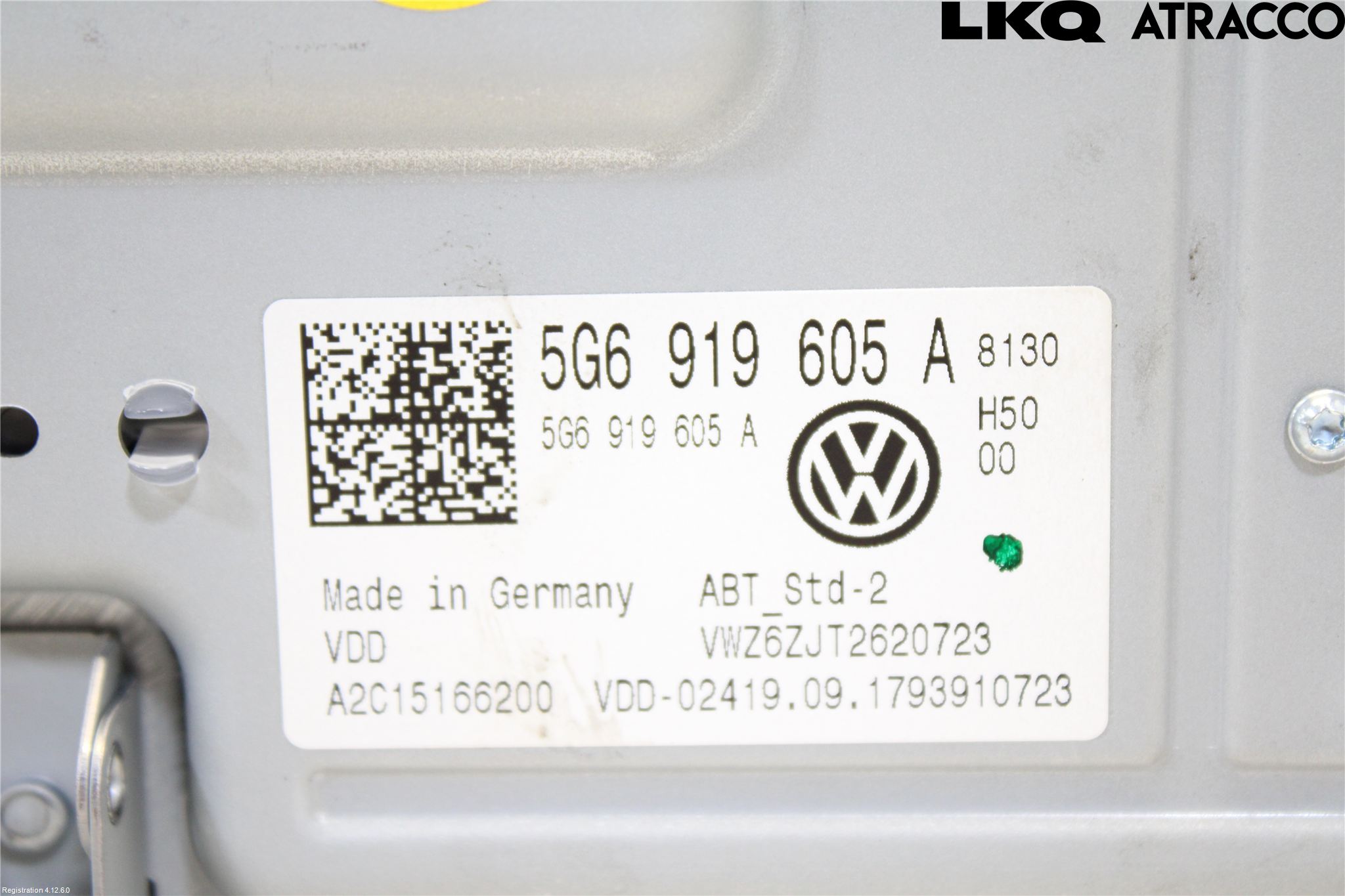 Volkswagen VW GOLF / E-GOLF VII 13-20 Cd Radio - Multimediapanel