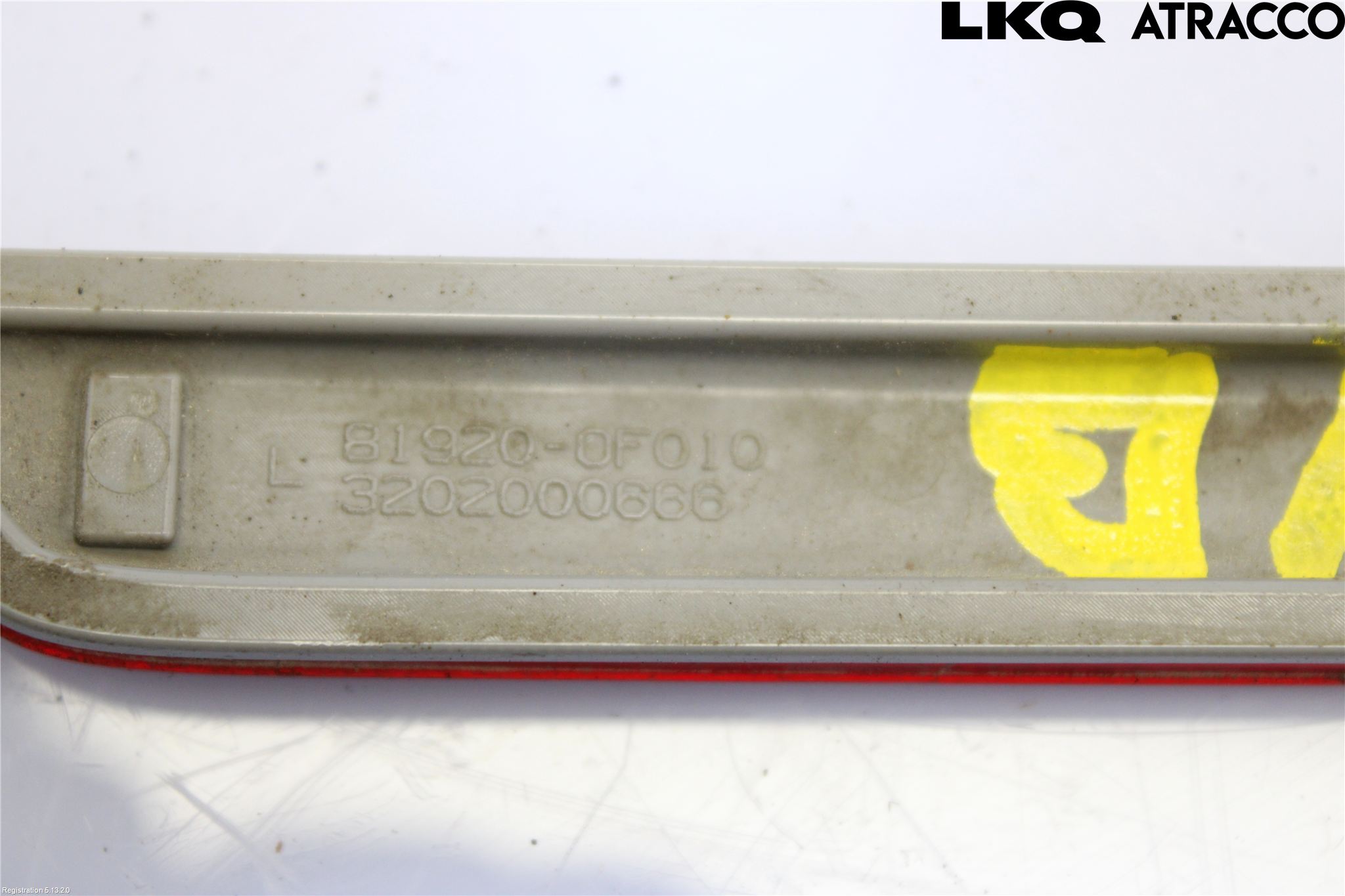 Toyota VERSO 09-18 Dimljus/Reflex Bak