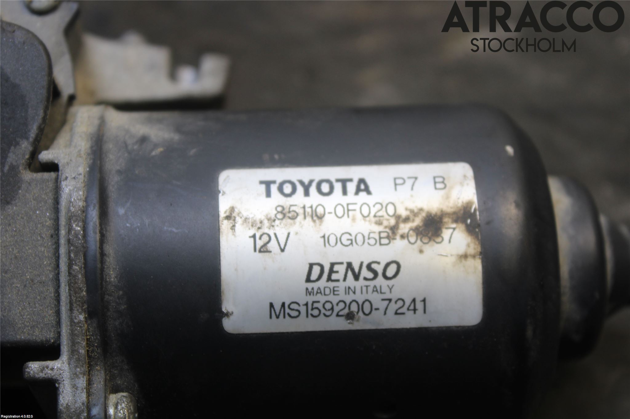 Toyota COROLLA VERSO 04-07 Torkarmotor Vindruta