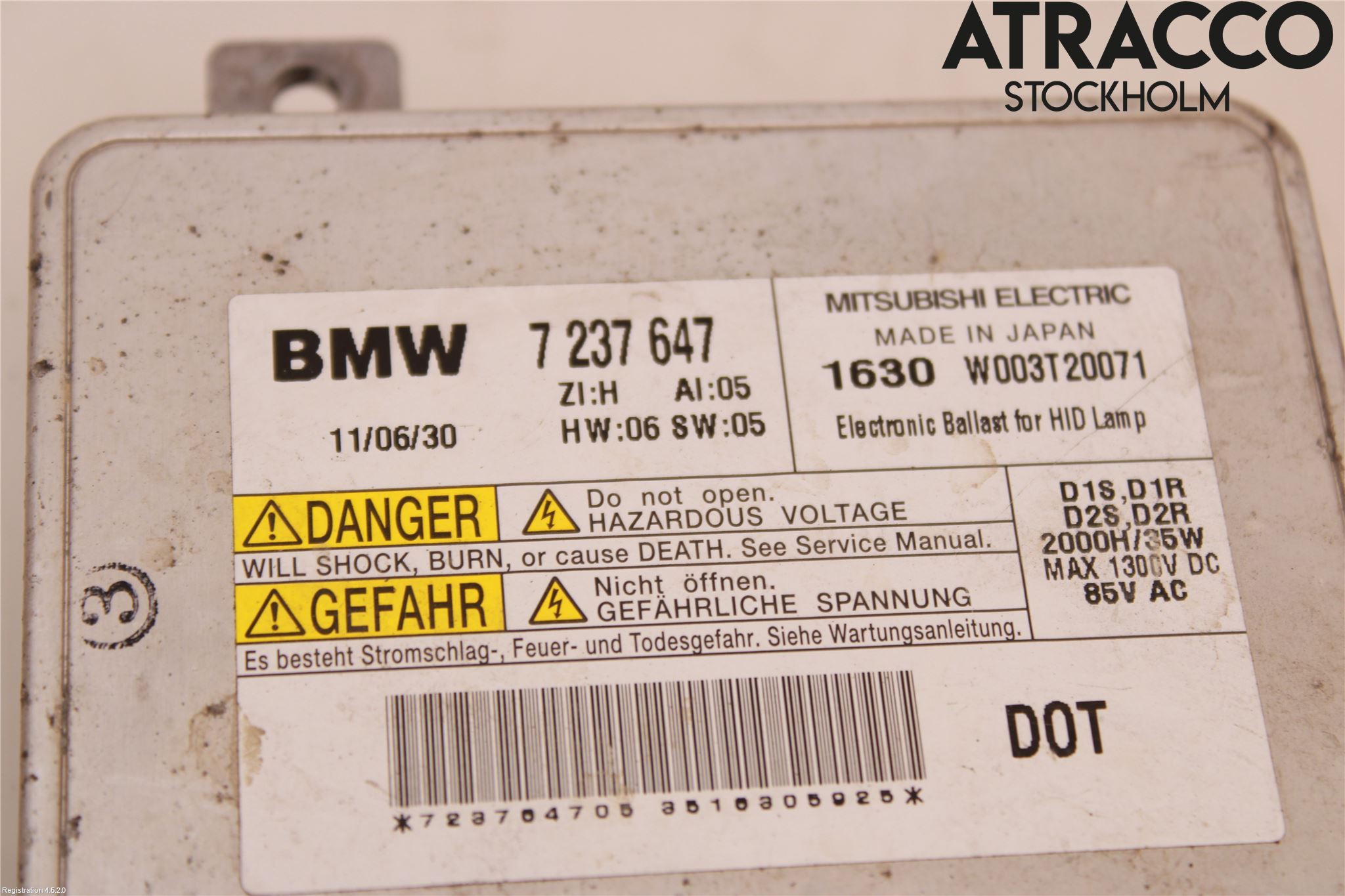 BMW 3 E90/91 SED/TOU 05-12 Styrenhet Strålkastare