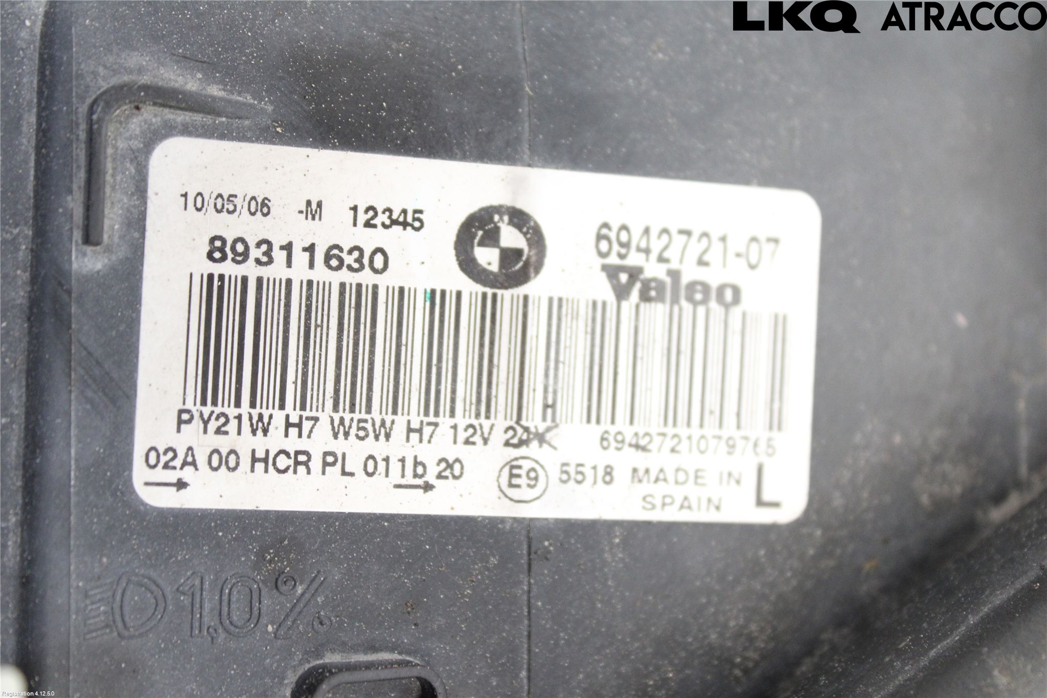 BMW 3 E90/91 SED/TOU 05-12 Strålkastare Vänster