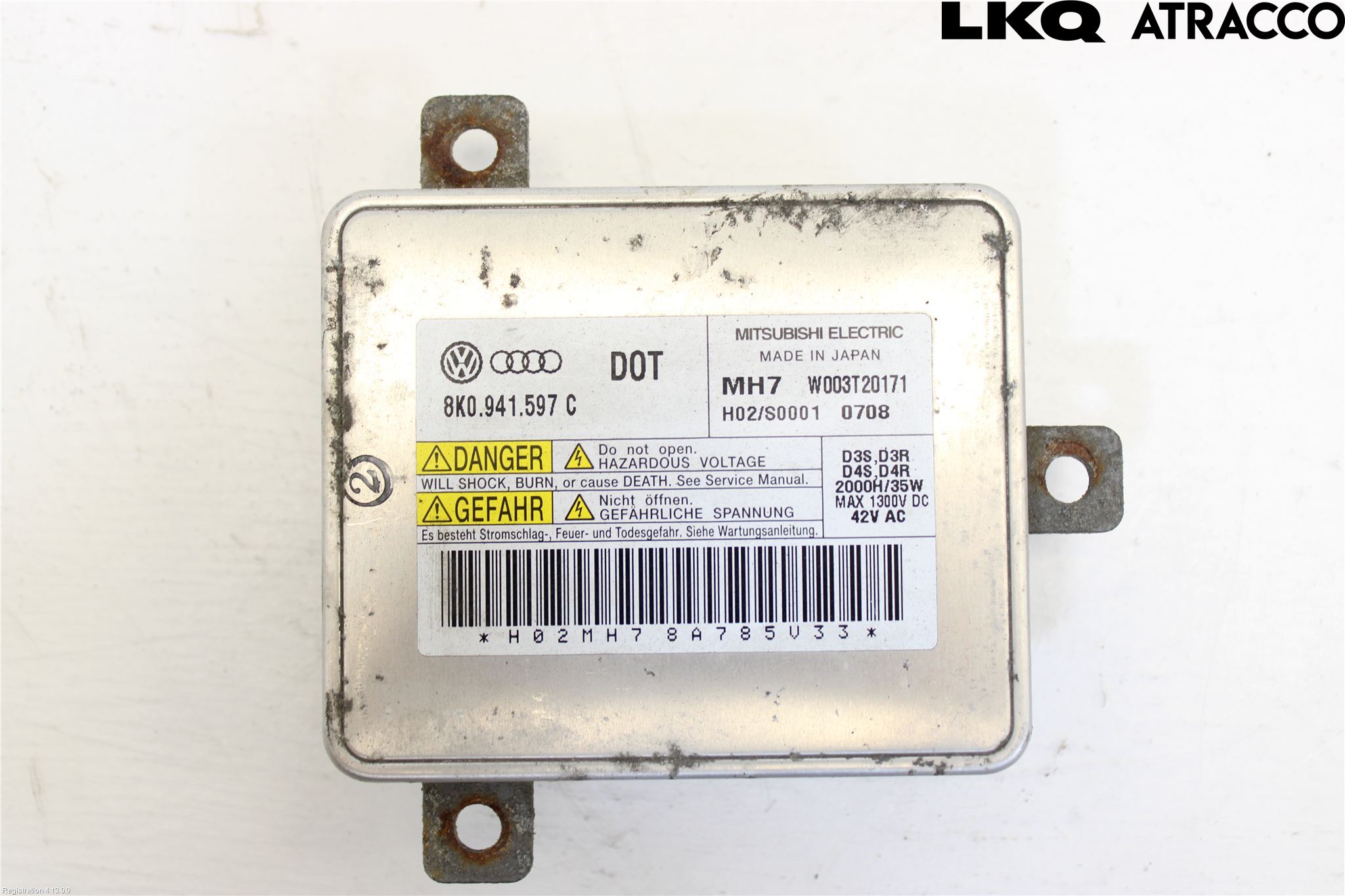 Audi A4/S4 08-11 Styrenhet Strålkastare