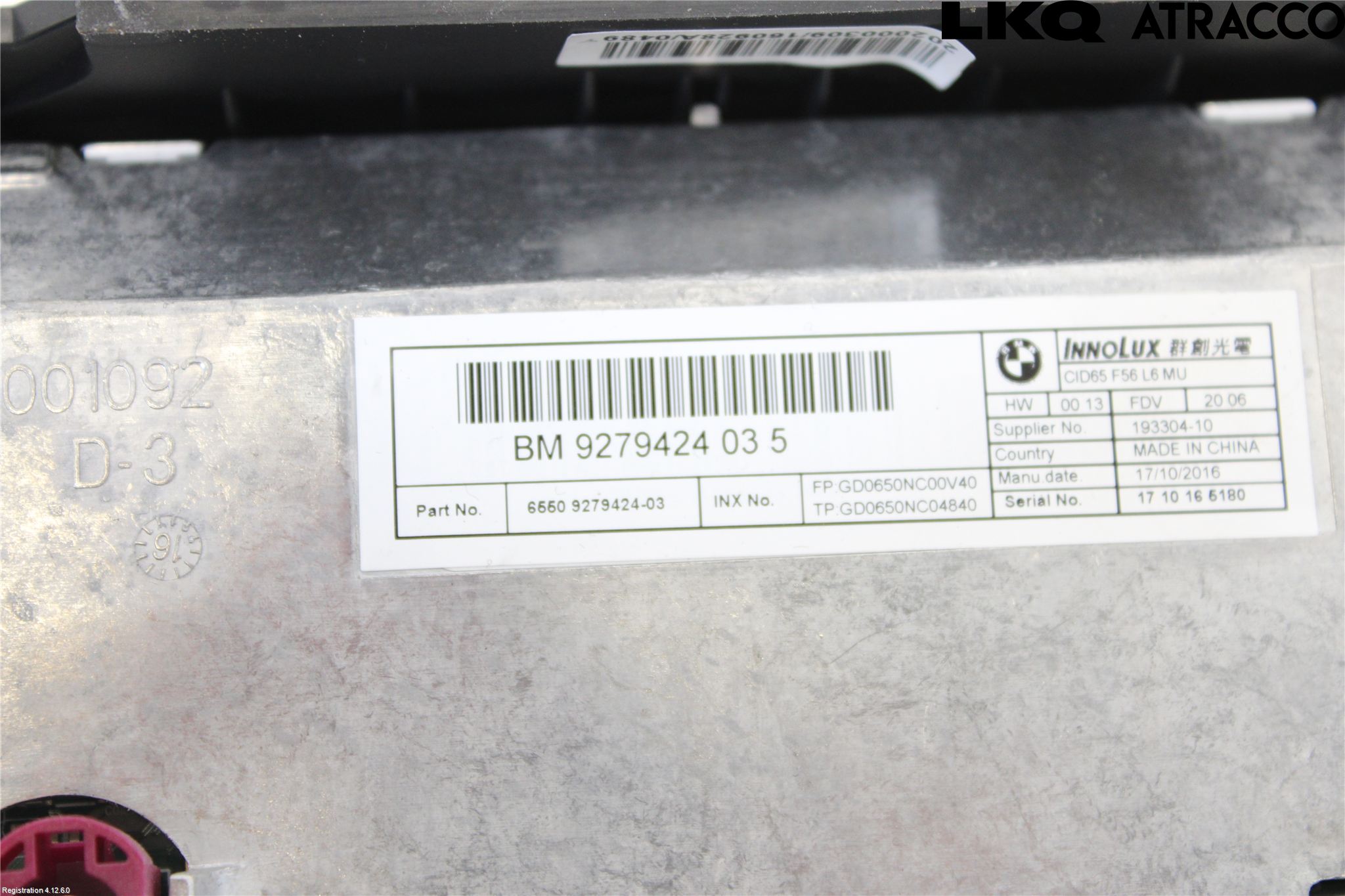 Mini ONE/COOPER 5DR F55 14-24 Cd Radio - Multimediapanel