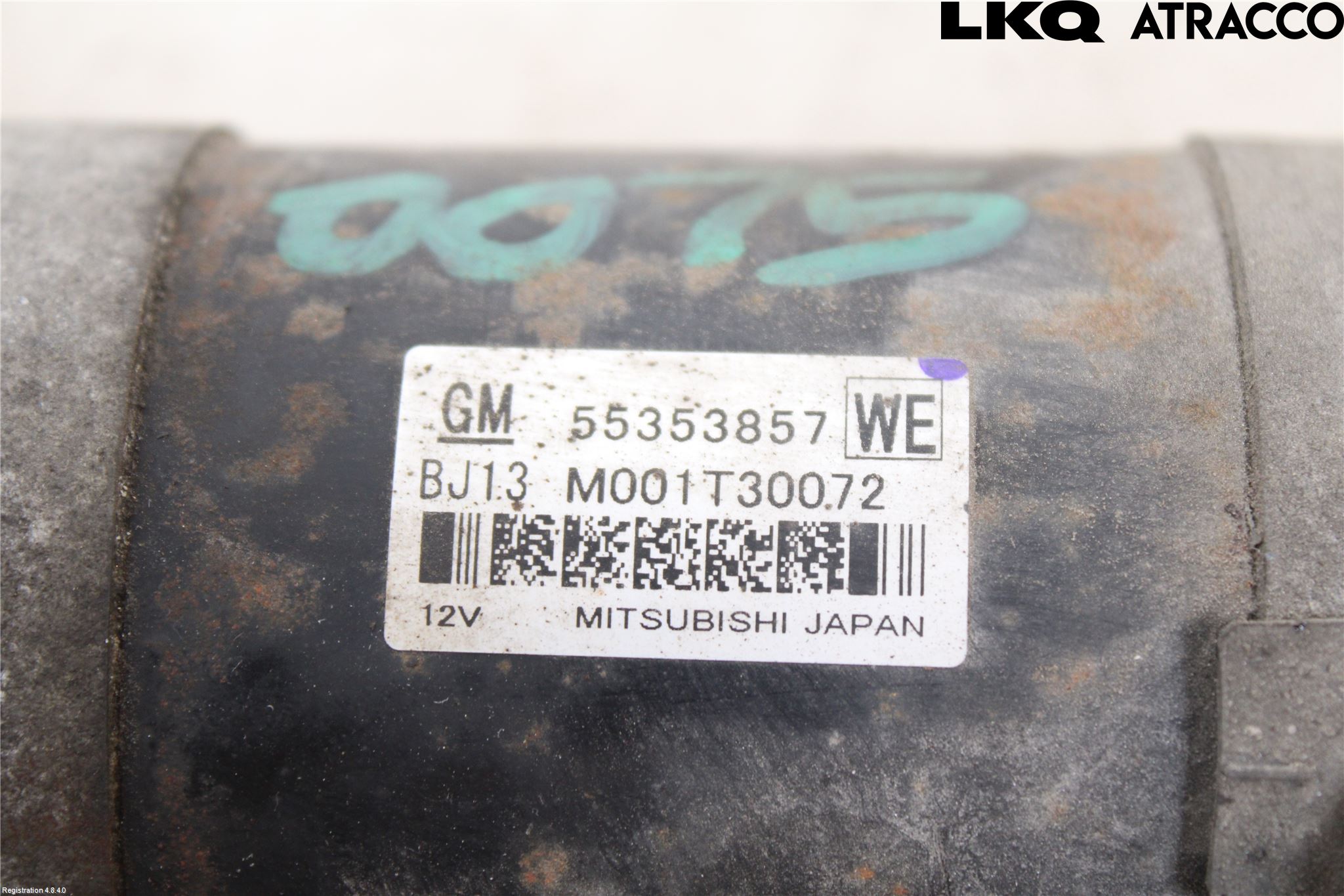 Opel ZAFIRA C 12-19 Startmotor Diesel