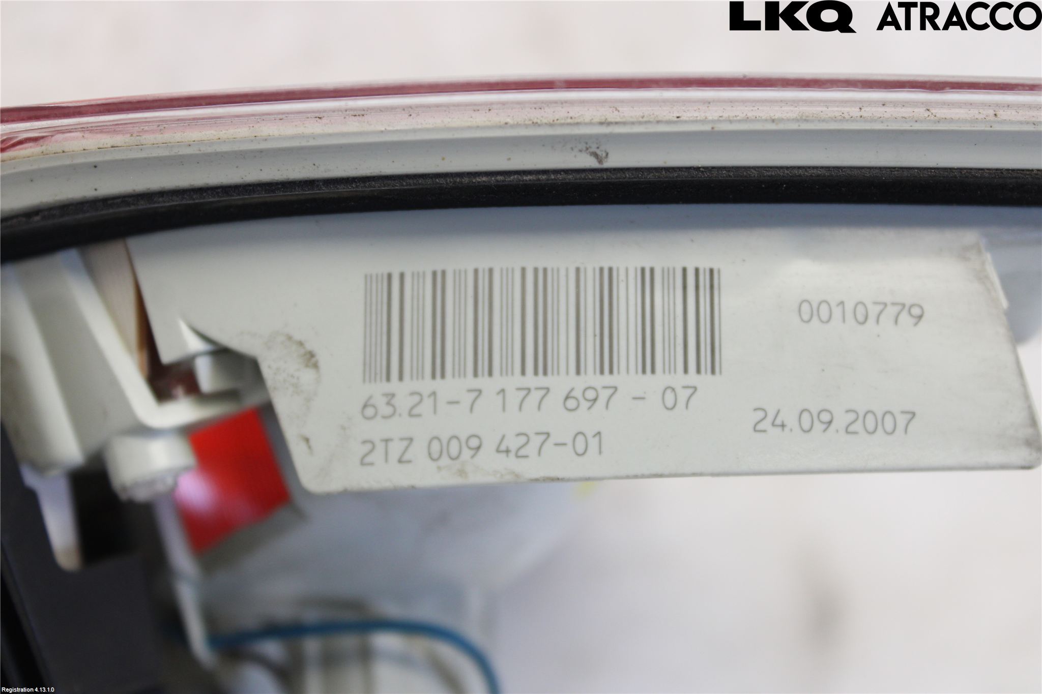 BMW 5 E60/61 Sed/Tou 02-10 Bakljus Lucka Vä
