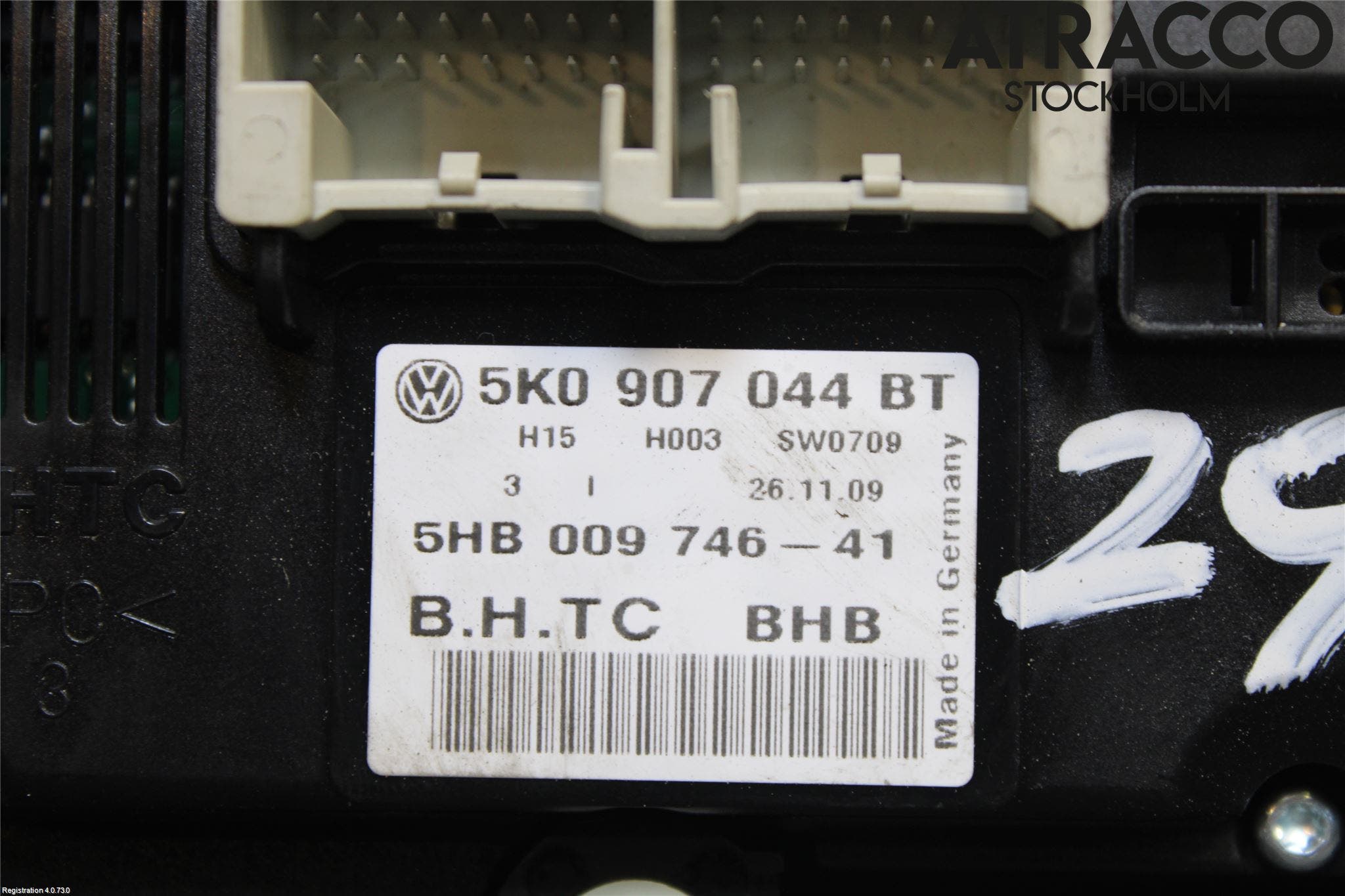 Volkswagen VW TIGUAN 07-16 Ac Styrenhet Ac Manöveren