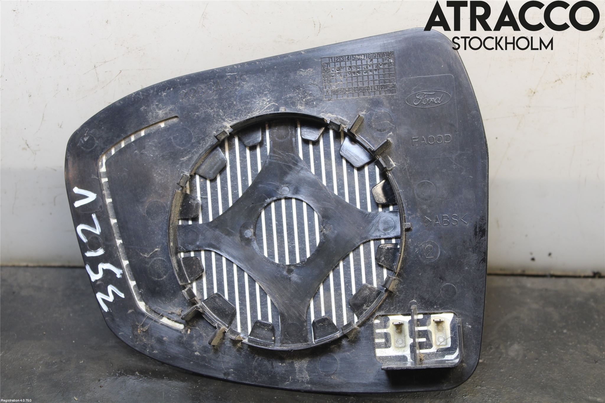 Ford FOCUS 08-11 Spegelglas Vä