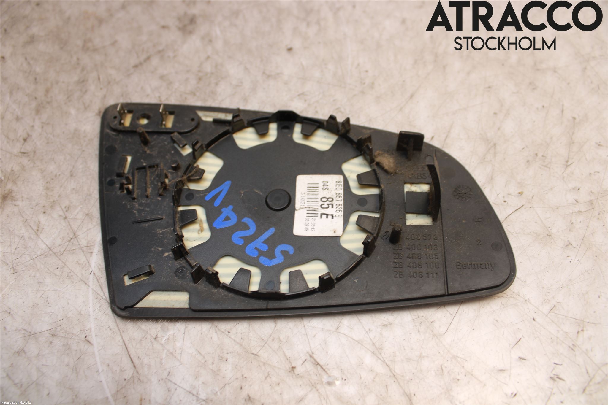 Audi A6/S6     05-11 Spegelglas Vä