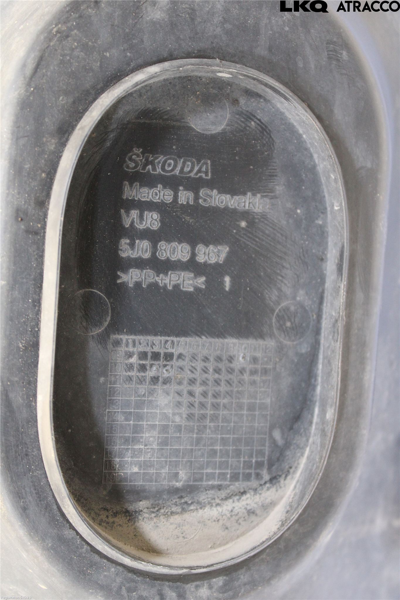 Skoda ROOMSTER Skärm Inner