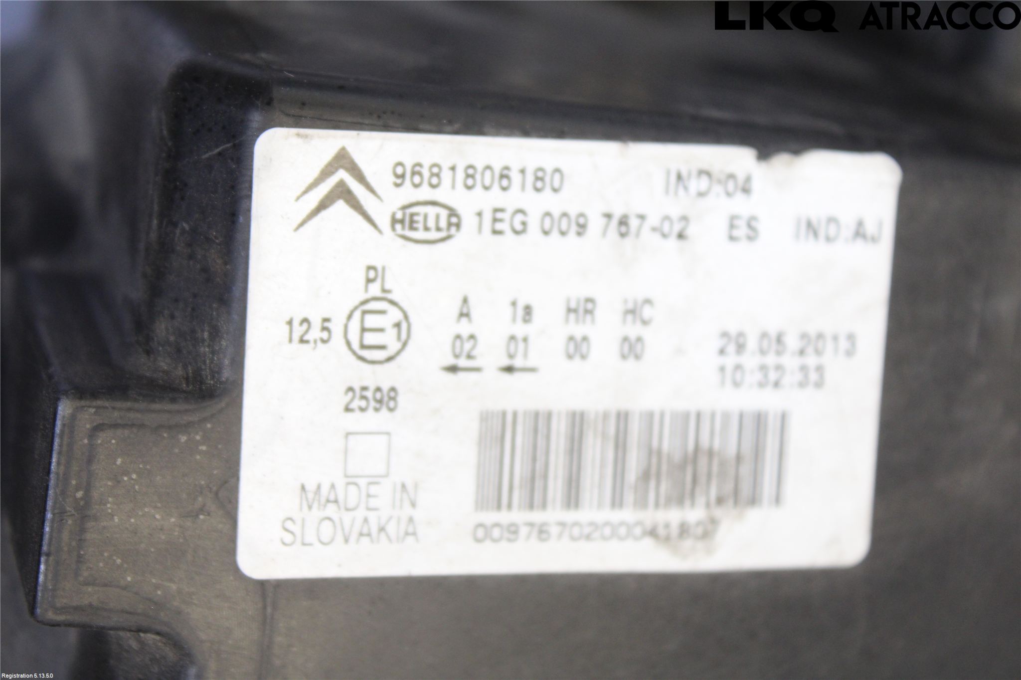 Citroen C3 PICASSO Strålkastare Höger