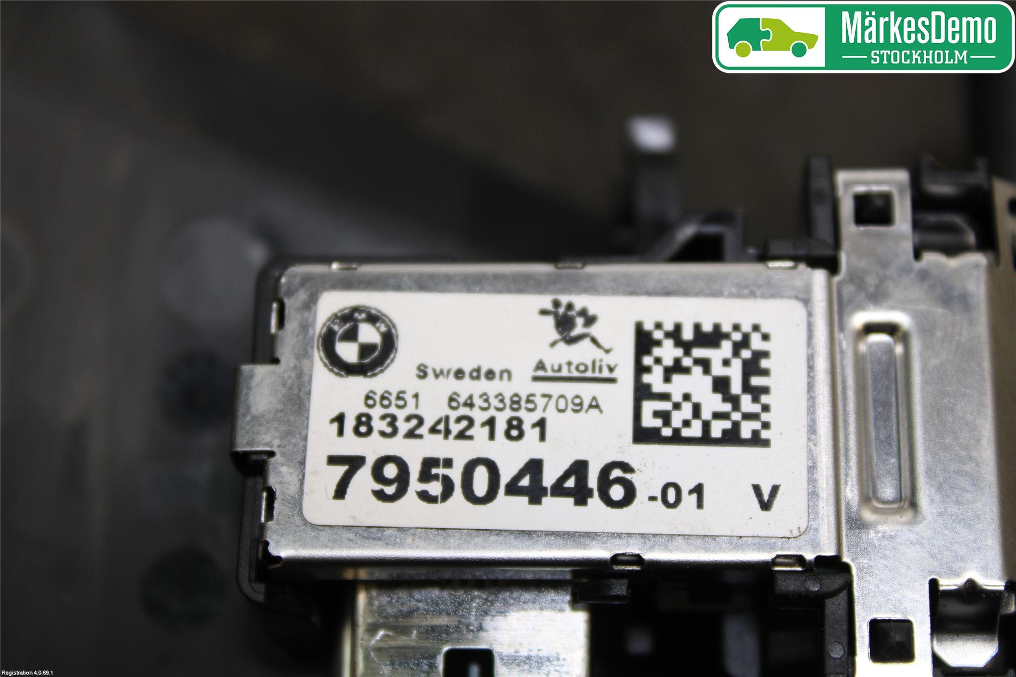 BMW 3 F30/F31/F80 12-19 Parkeringshjälp Kamera