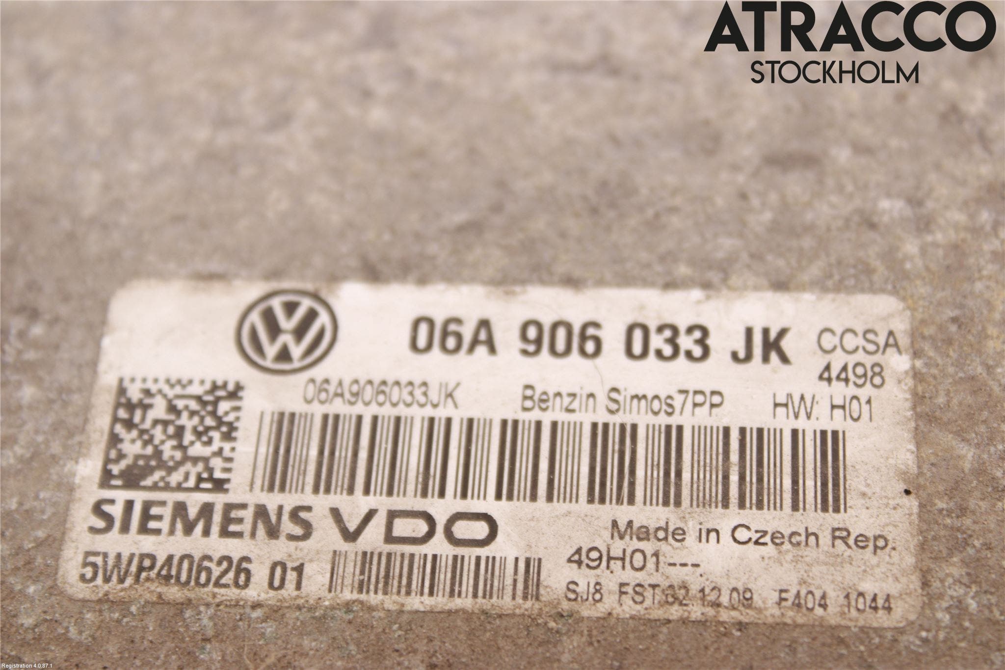 Volkswagen VW GOLF VI 09-13 Styrenhet Insprut Bensin