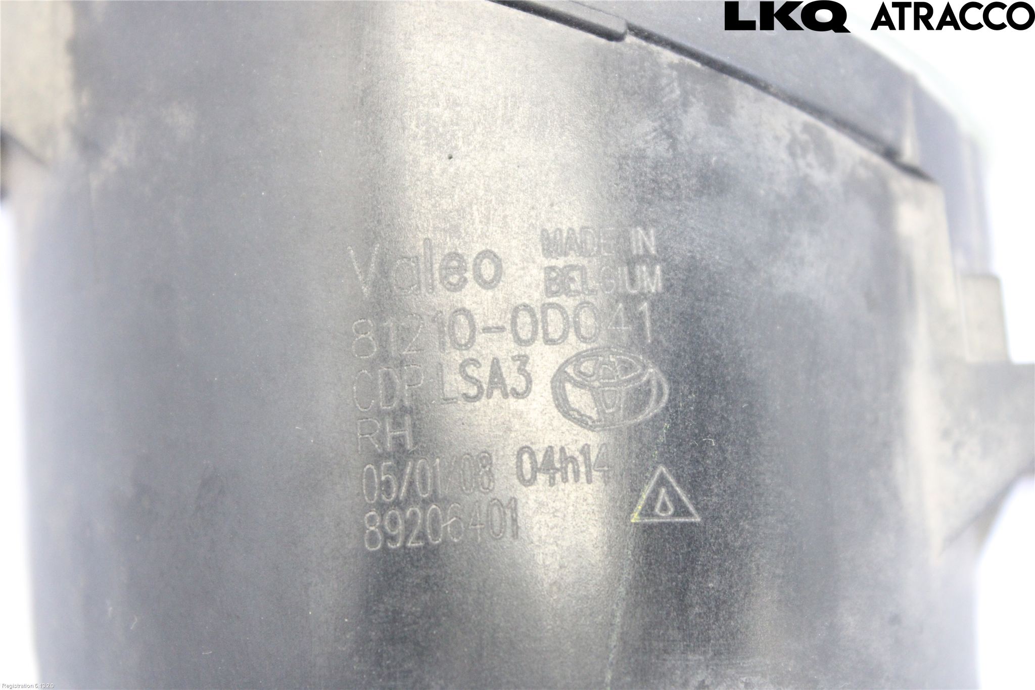 Toyota AURIS 10-12 Dimljus-Varselljus Fram