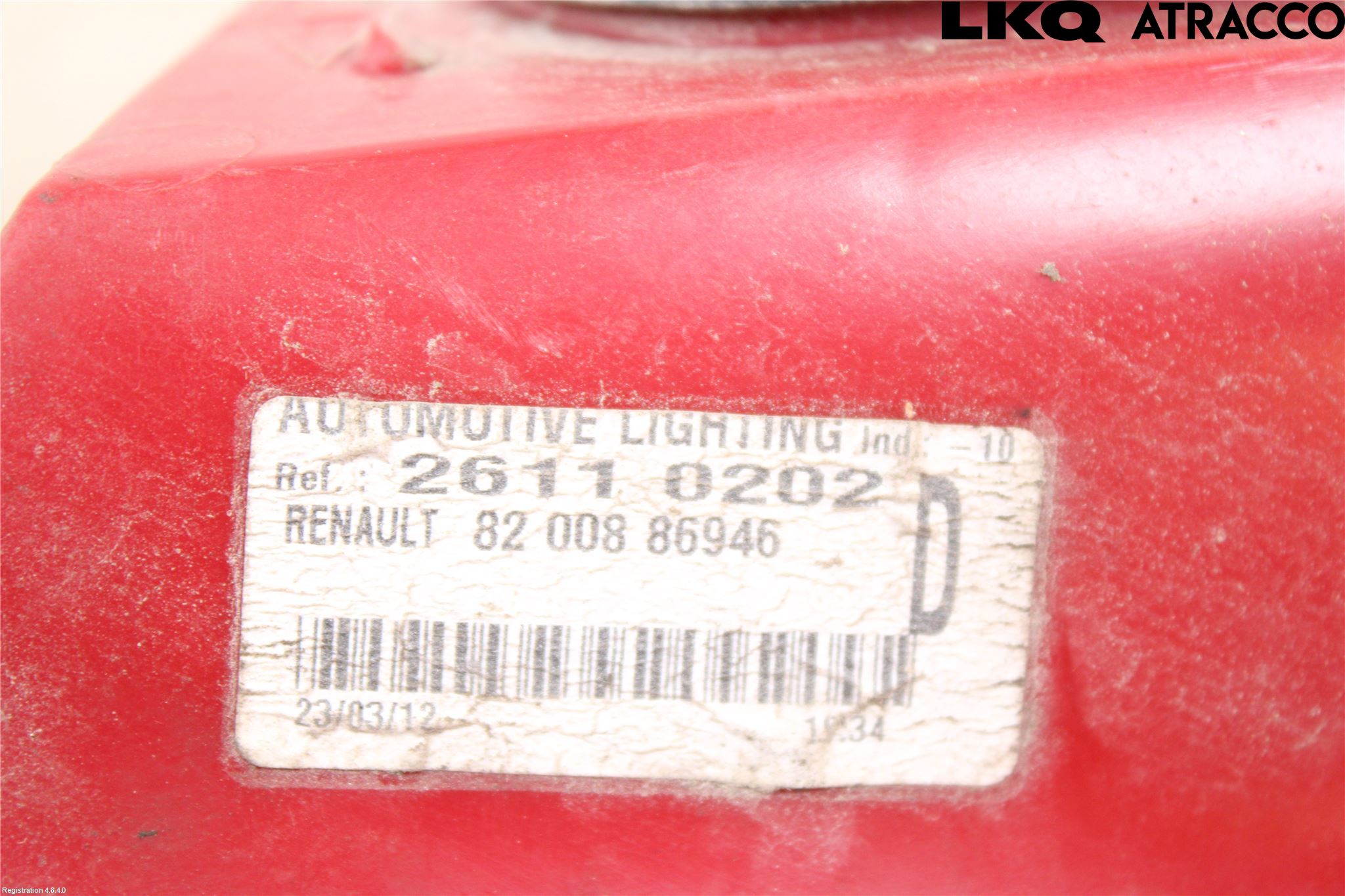 Renault CLIO III  06-09 Bakljus Vänster